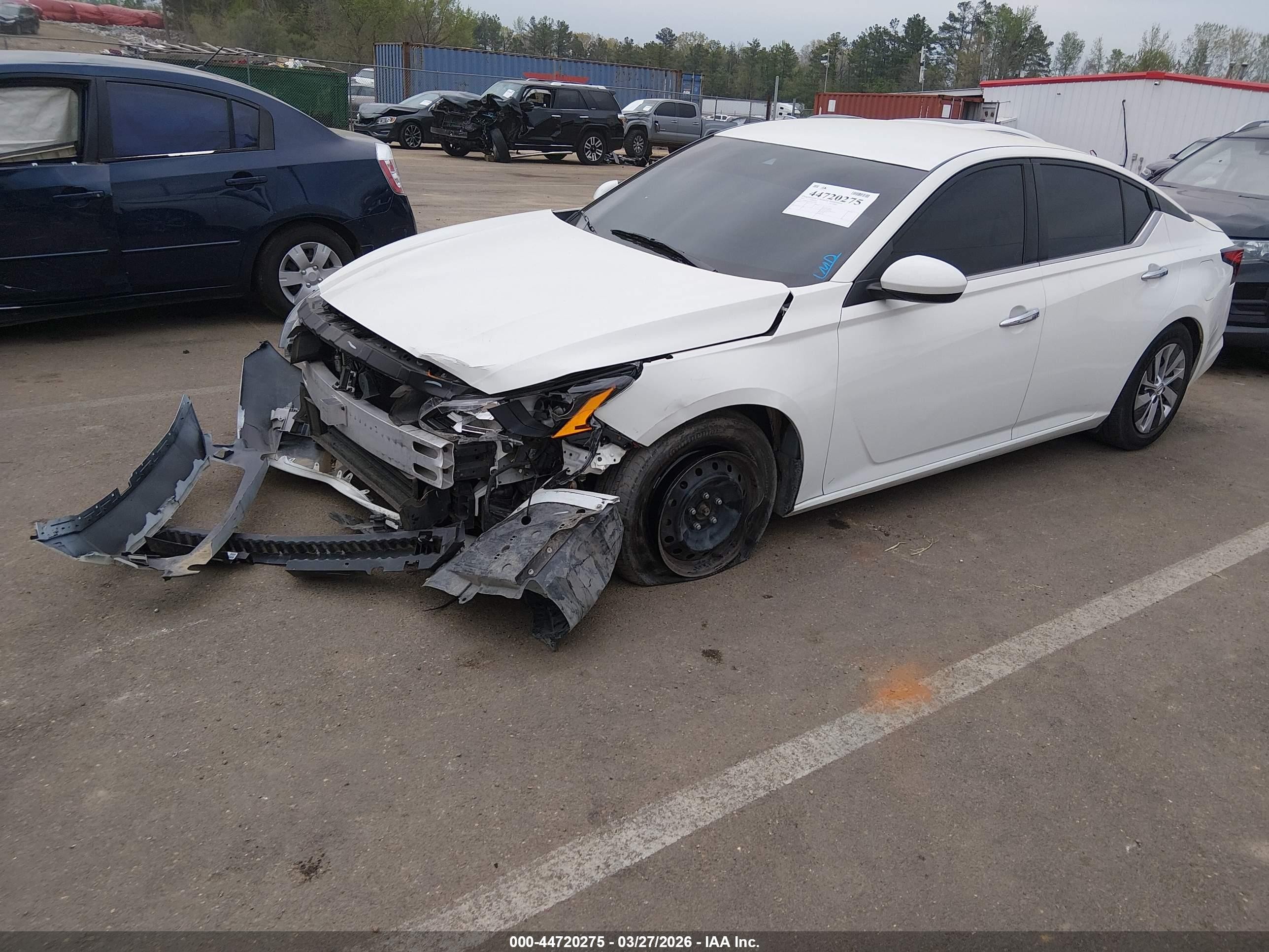 2022 Nissan Altima VIN 1N4BL4BV4NN357309 IAAI salvage auction — Front End, Salvage (Mississippi), sold $3,000 on 2026-07-12 (photo 2)