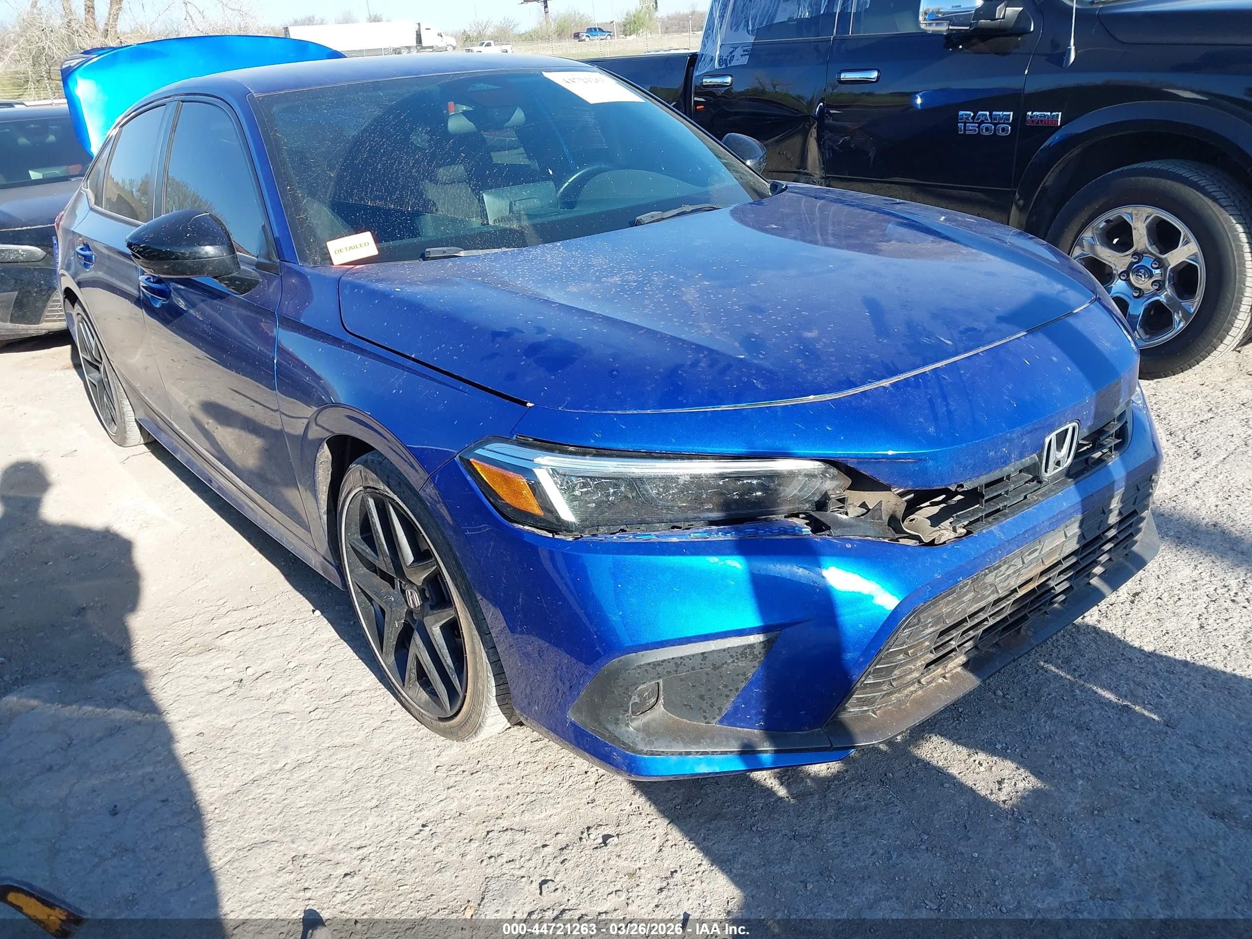 2023 Honda Civic VIN 2HGFE2F58PH541542 — IAAI salvage auction photo