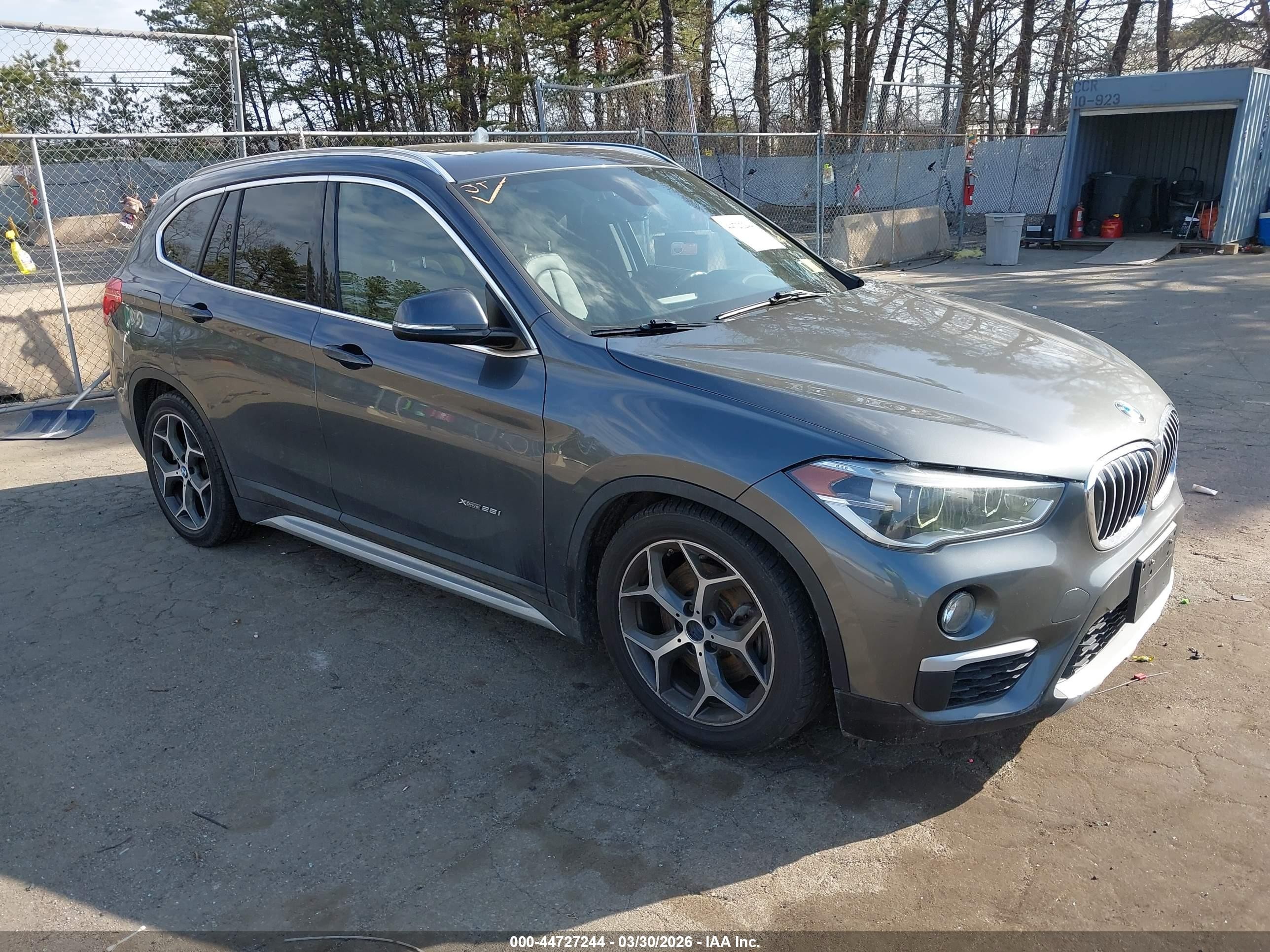 2016 BMW X1 VIN WBXHT3C38G5E54937 IAAI salvage auction — Undercarriage, Mv-907A (New York), sold $3,750 on 2026-10-06 (photo 1)