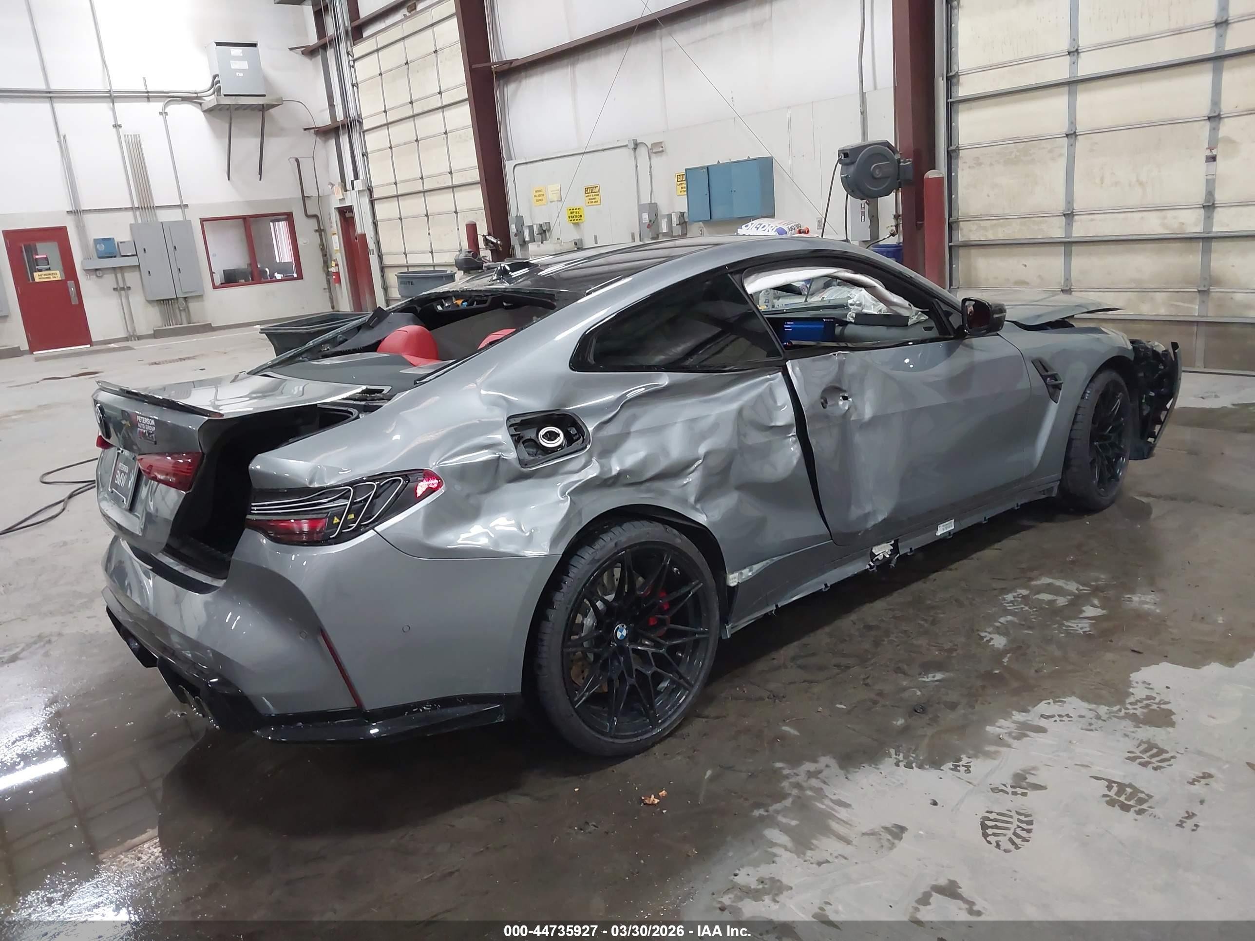 2025 BMW M4 VIN WBS33HK09SCU33990 IAAI salvage auction — Front End, Salvage (Idaho), sold $24,700 on 2026-10-05 (photo 4)