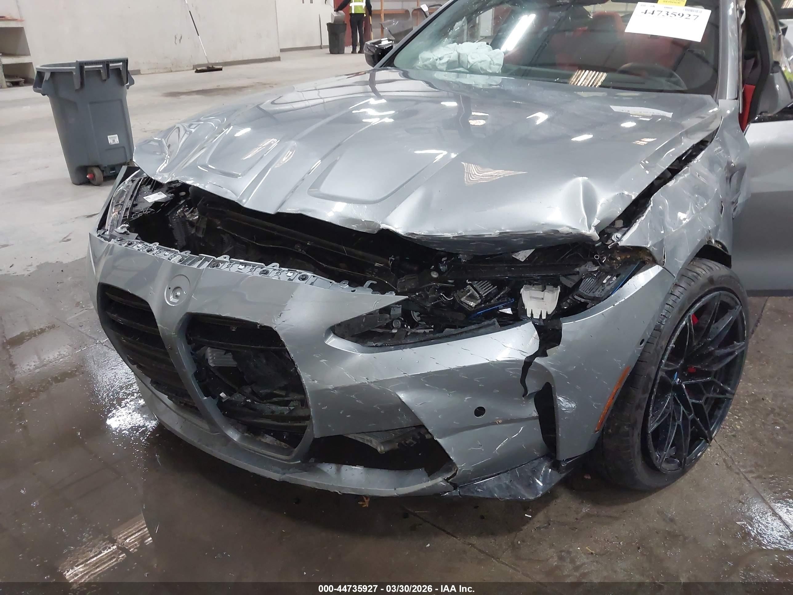 2025 BMW M4 VIN WBS33HK09SCU33990 IAAI salvage auction — Front End, Salvage (Idaho), sold $24,700 on 2026-10-05 (photo 6)