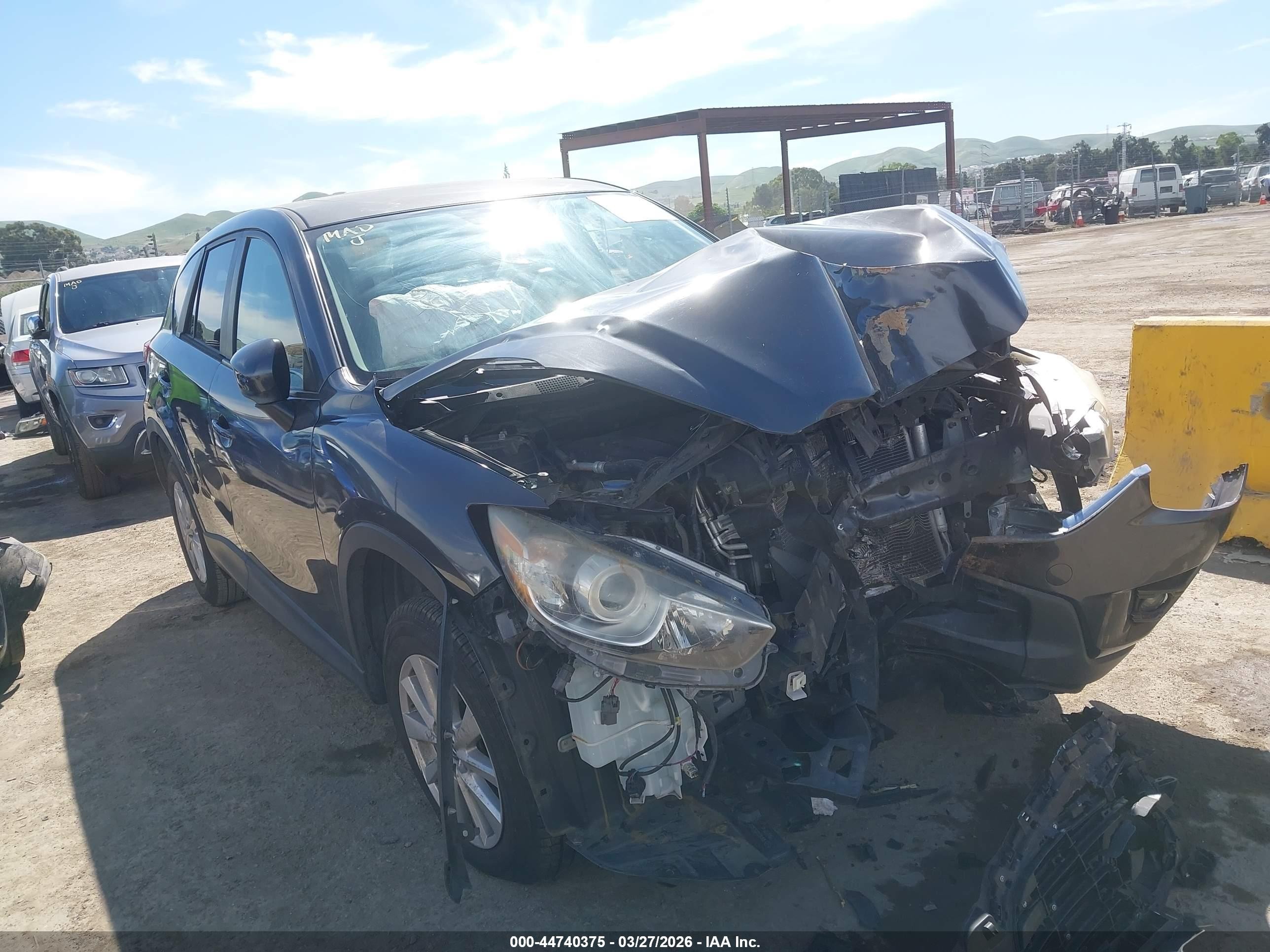 2016 Mazda CX-5 VIN JM3KE2CY2G0676202 IAAI salvage auction — Front End, Salvage (Texas), sold $550 on 2026-07-09 (photo 1)