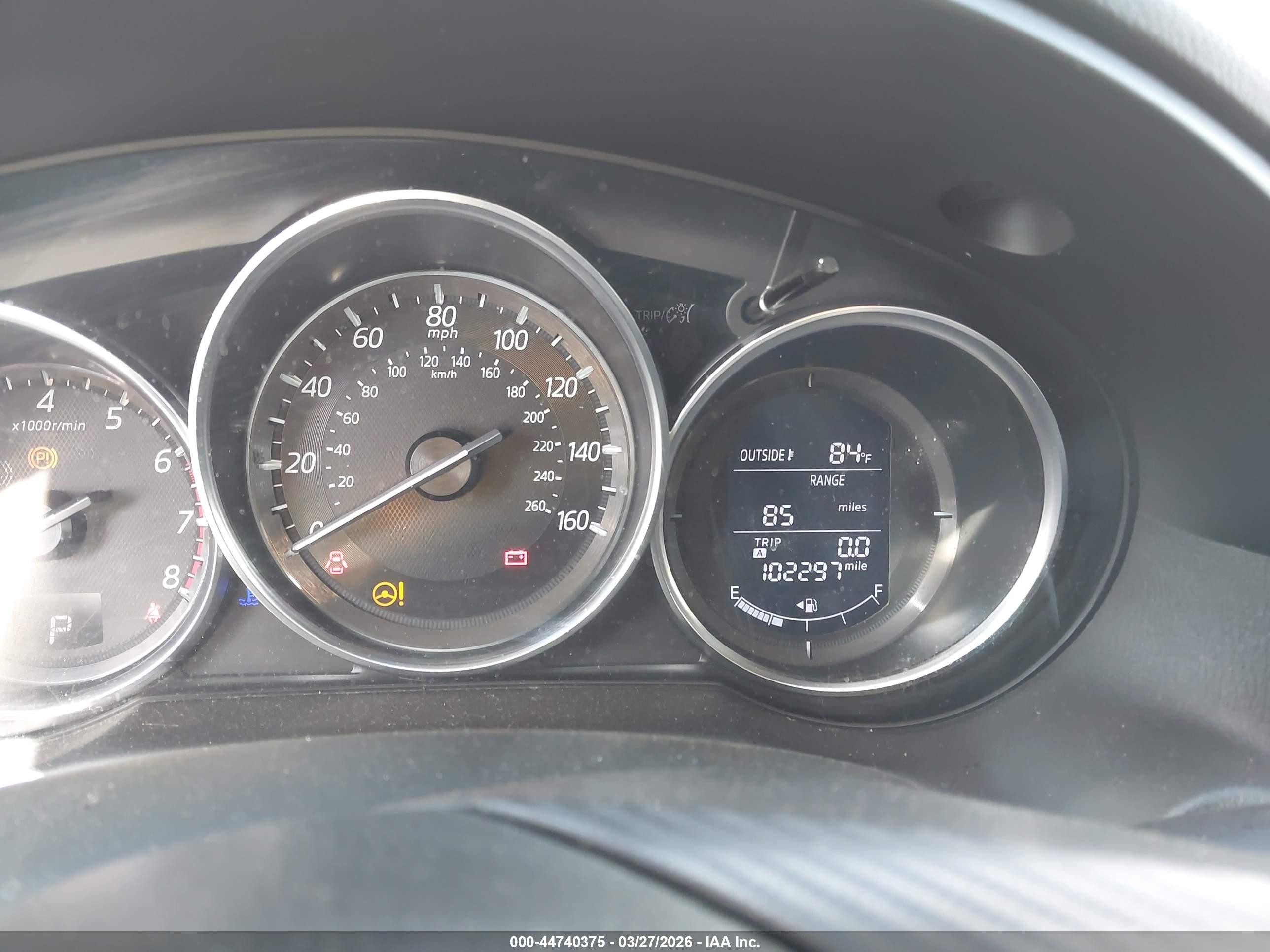2016 Mazda CX-5 VIN JM3KE2CY2G0676202 IAAI salvage auction — Front End, Salvage (Texas), sold $550 on 2026-07-09 (photo 7)