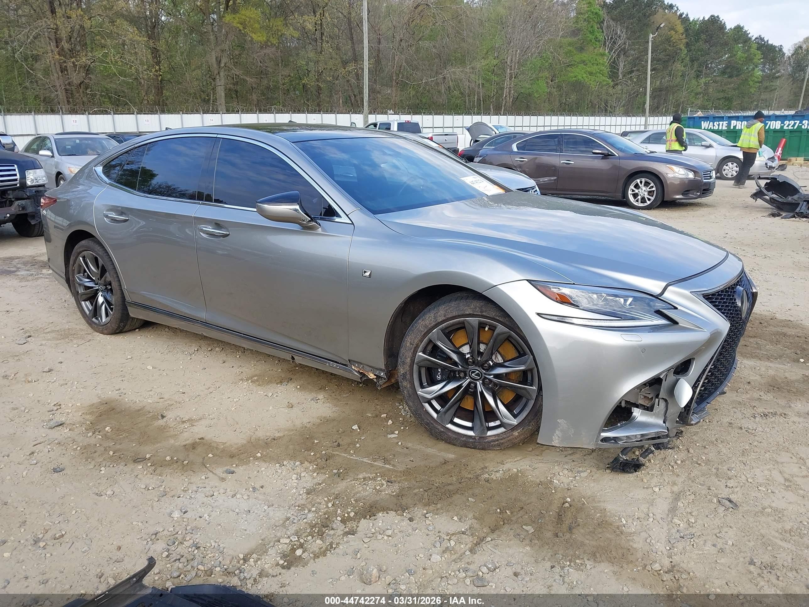 2019 Lexus LS 500 VIN JTHB51FF9K5007691 — IAAI salvage auction photo