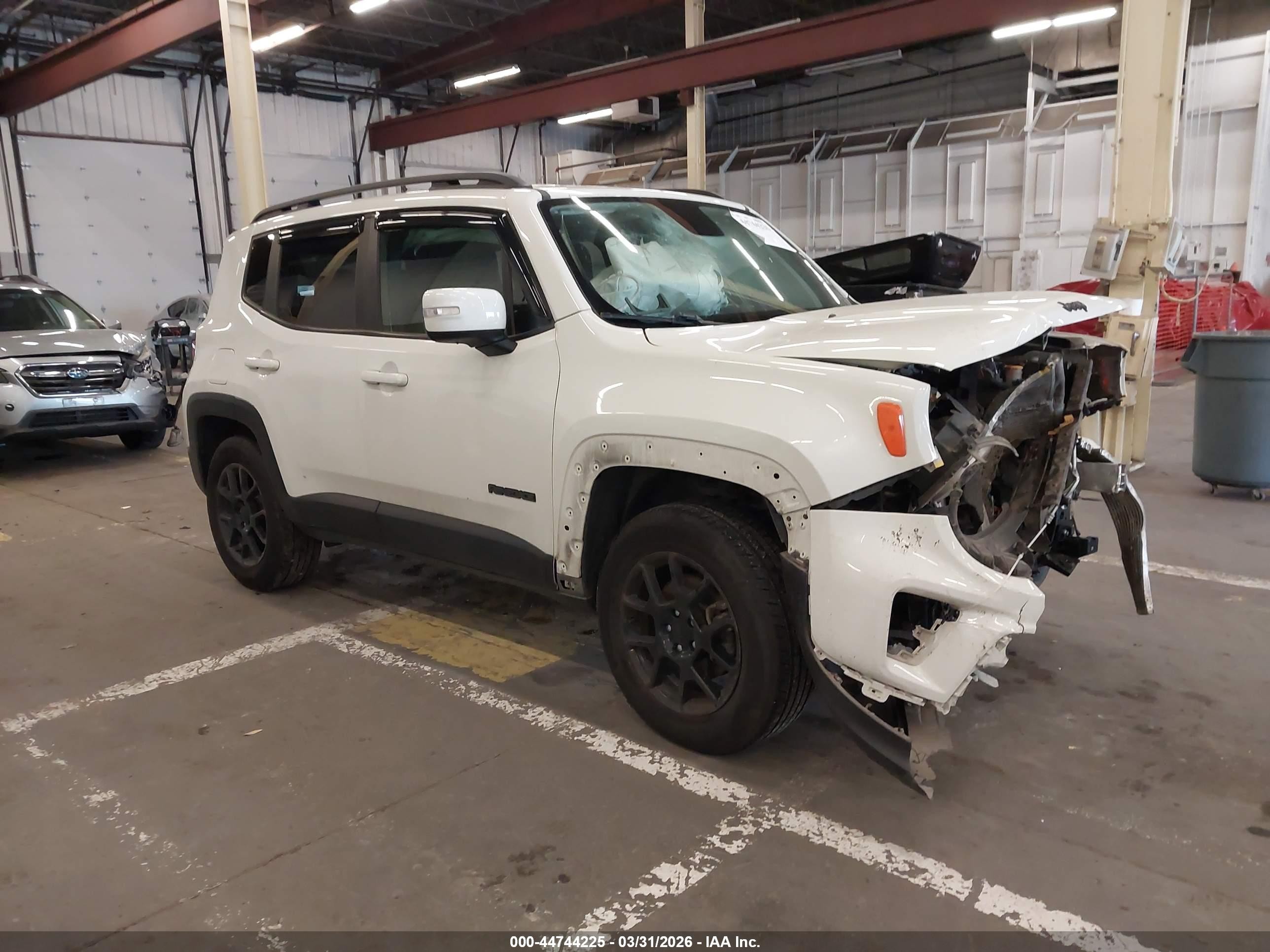 2019 Jeep Renegade VIN ZACNJBBB7KPK68986 IAAI salvage auction — Front End, Salvage (Utah), sold $275 on 2026-07-09 (photo 1)