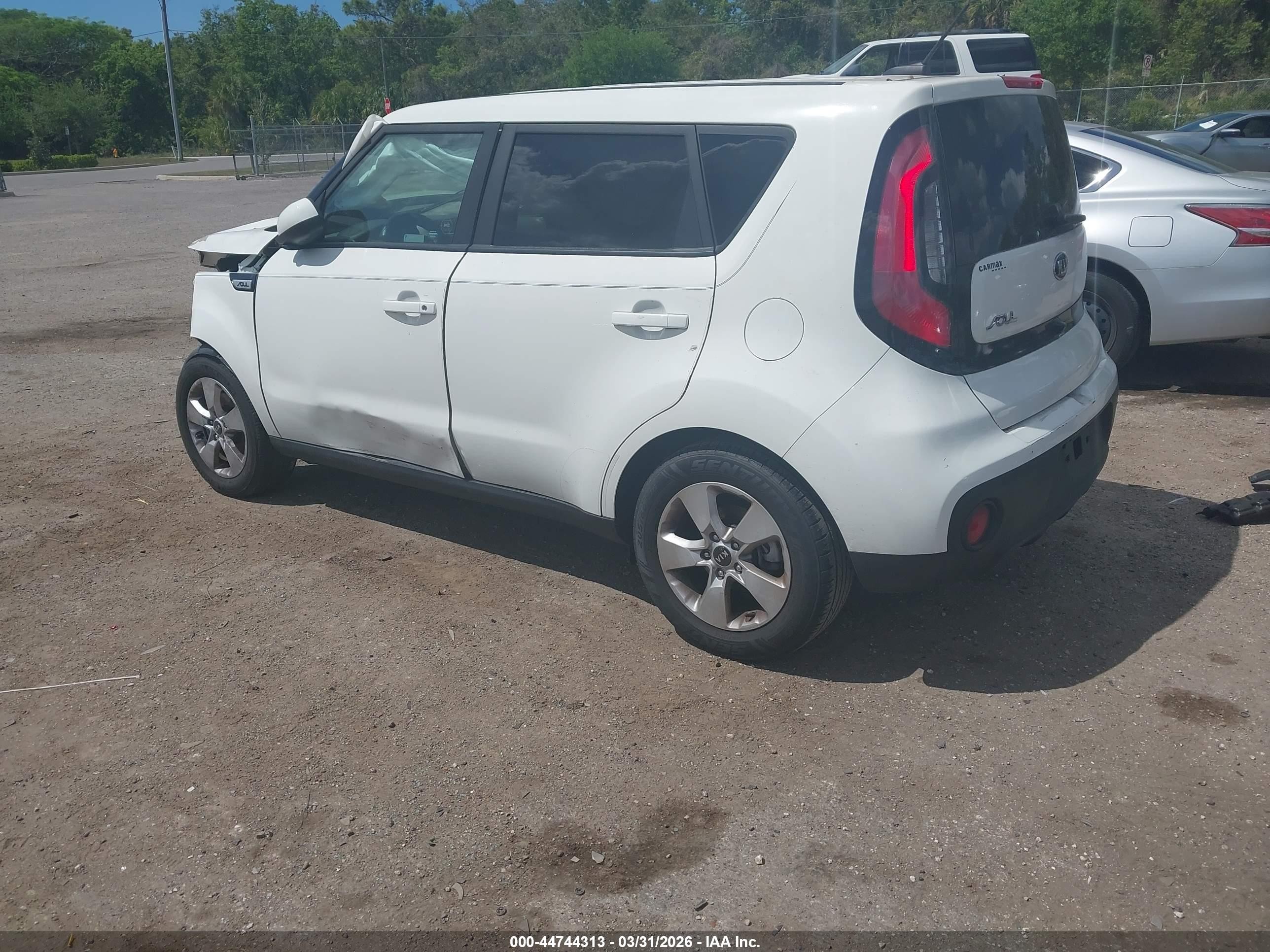 2019 Kia Soul VIN KNDJN2A24K7694655 IAAI salvage auction — Front End, Rebuildable (Florida), sold $1,000 on 2026-09-28 (photo 3)