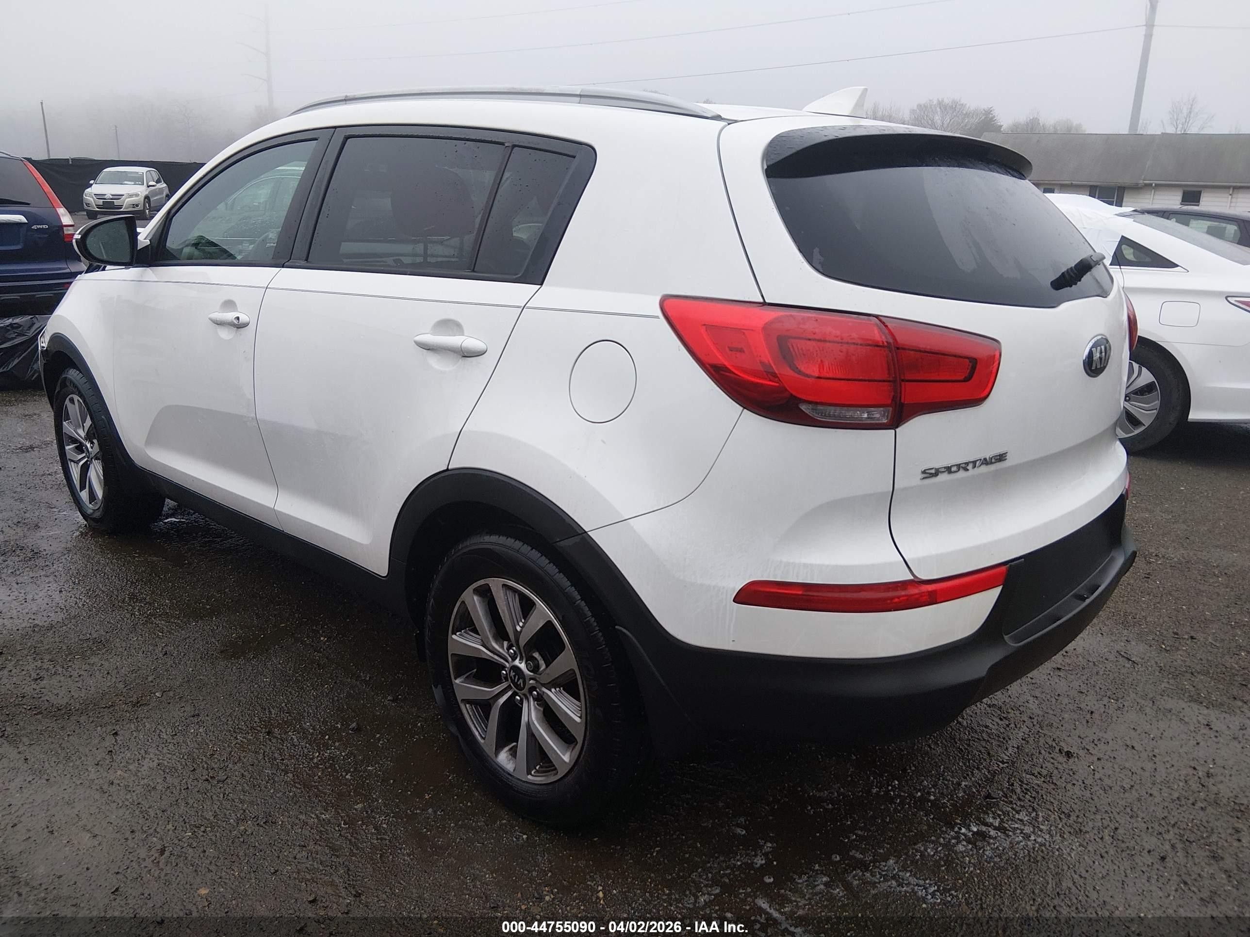 2015 Kia Sportage VIN KNDPB3AC0F7748525 IAAI salvage auction — Front End, Salvage - Greater Than 75% (Maryland), sold $1,650 on 2026-07-11 (photo 3)