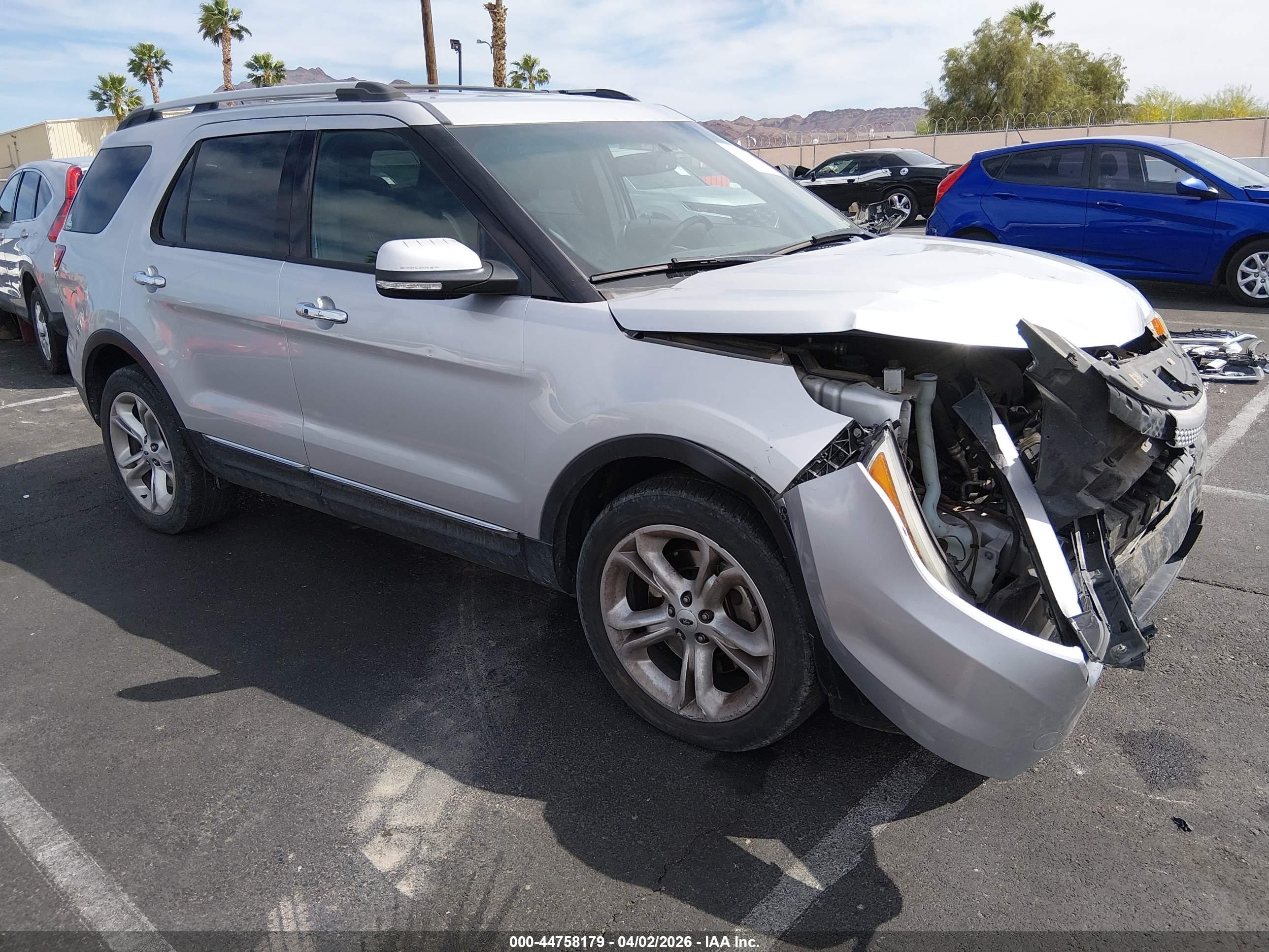 2015 Ford Explorer VIN 1FM5K8F88FGA56310 IAAI salvage auction — Front End, Salvage (Nevada), sold $925 on 2026-07-10 (photo 1)