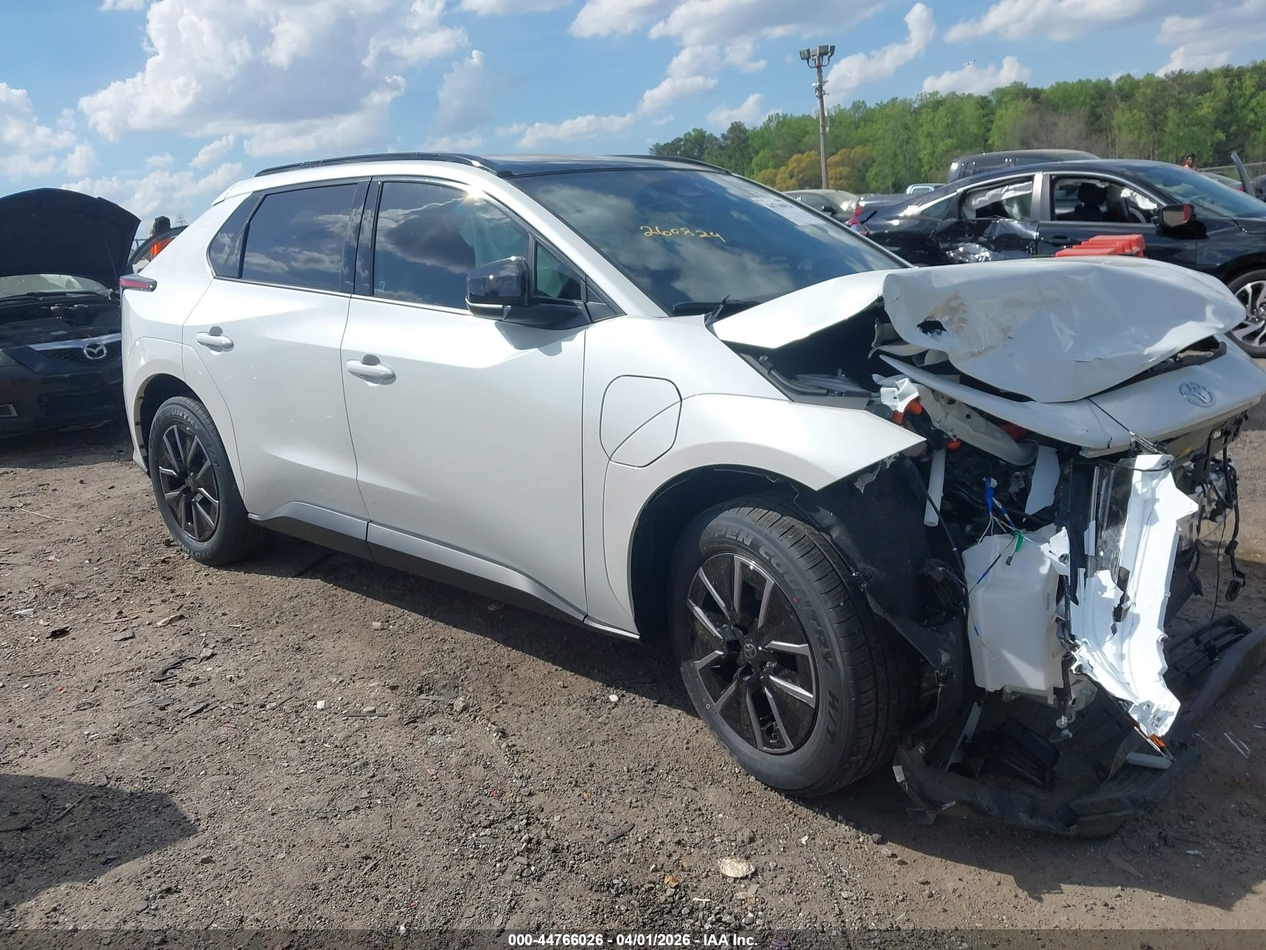 2026 Toyota Bz VIN JTMBCAEB1TJ017498 — IAAI salvage auction photo