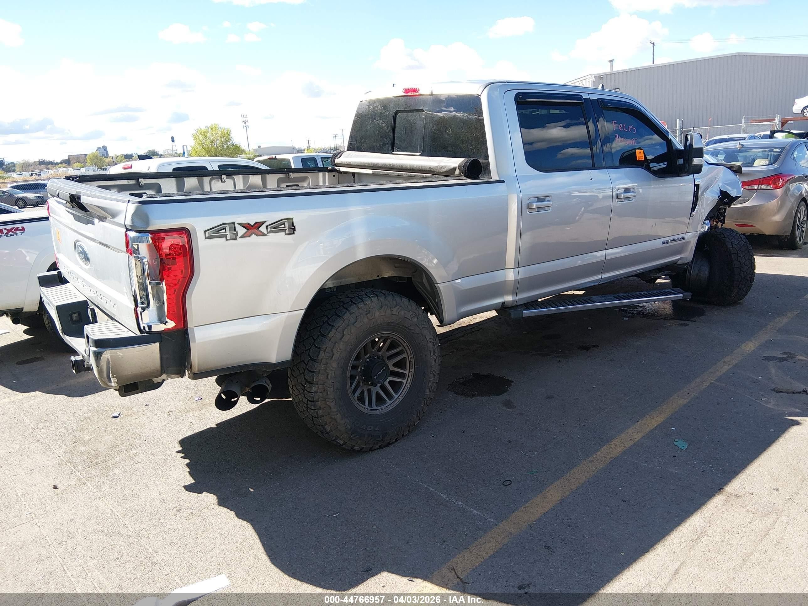 2019 Ford F-250 VIN 1FT7W2BT2KEE56040 IAAI salvage auction — Front End, Salvage (Utah), sold $10,500 on 2026-07-09 (photo 4)