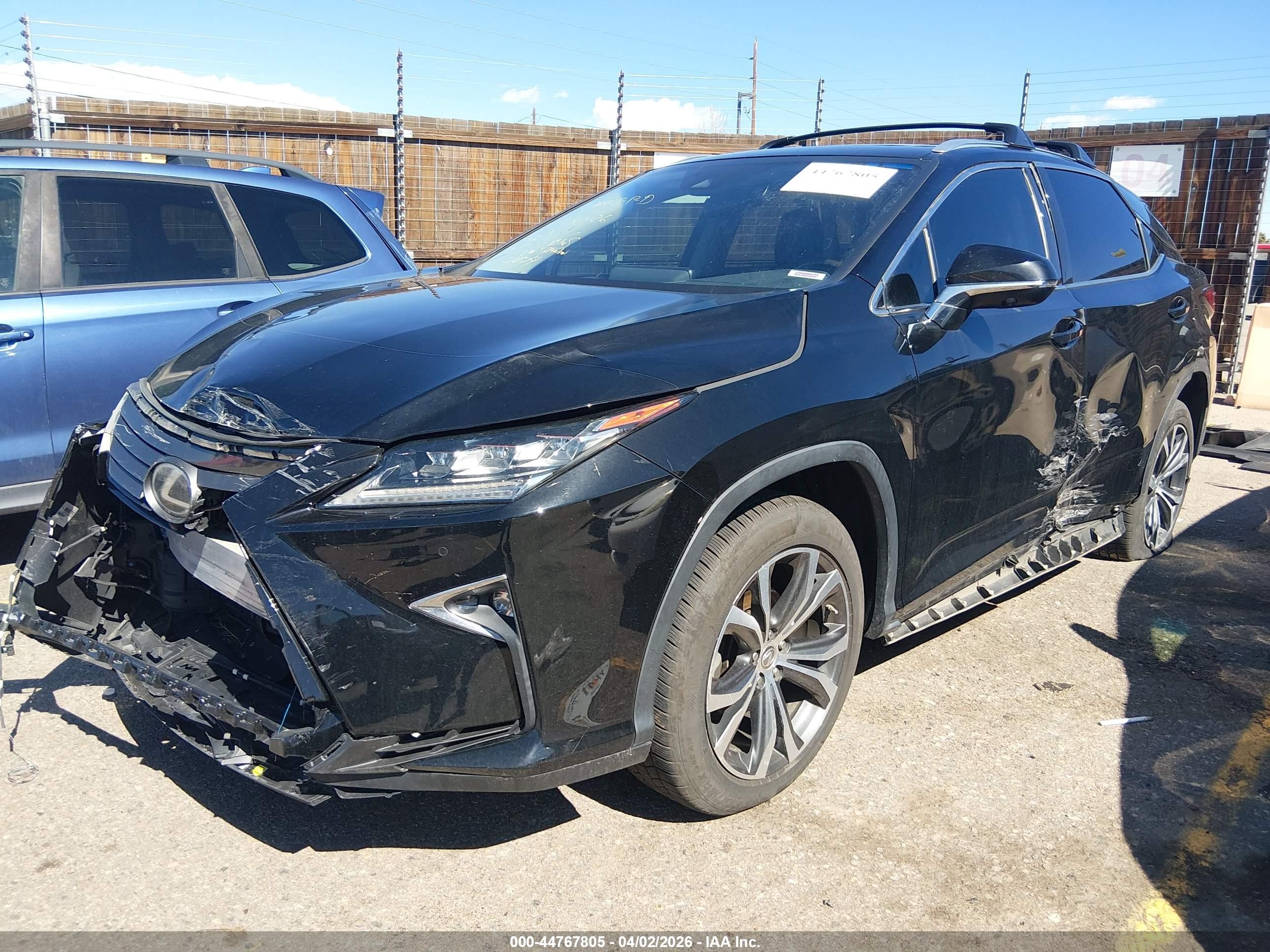 2017 Lexus Rx VIN 2T2BZMCA9HC057479 IAAI salvage auction — Front End, Salvage (Colorado), sold $9,600 on 2026-10-01 (photo 2)