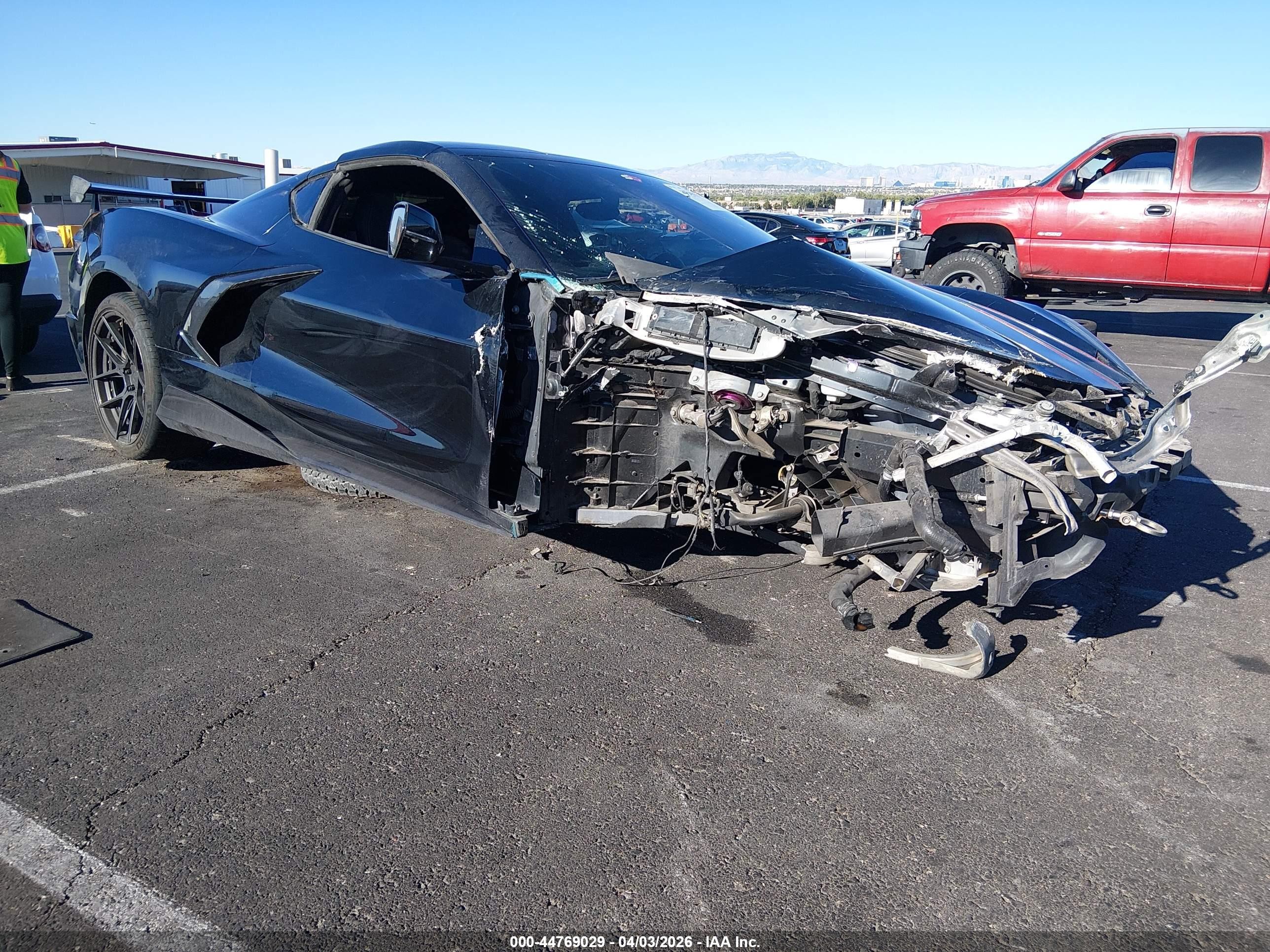 2020 Chevrolet Corvette Stingray VIN 1G1Y82D43L5100890 — IAAI salvage auction photo