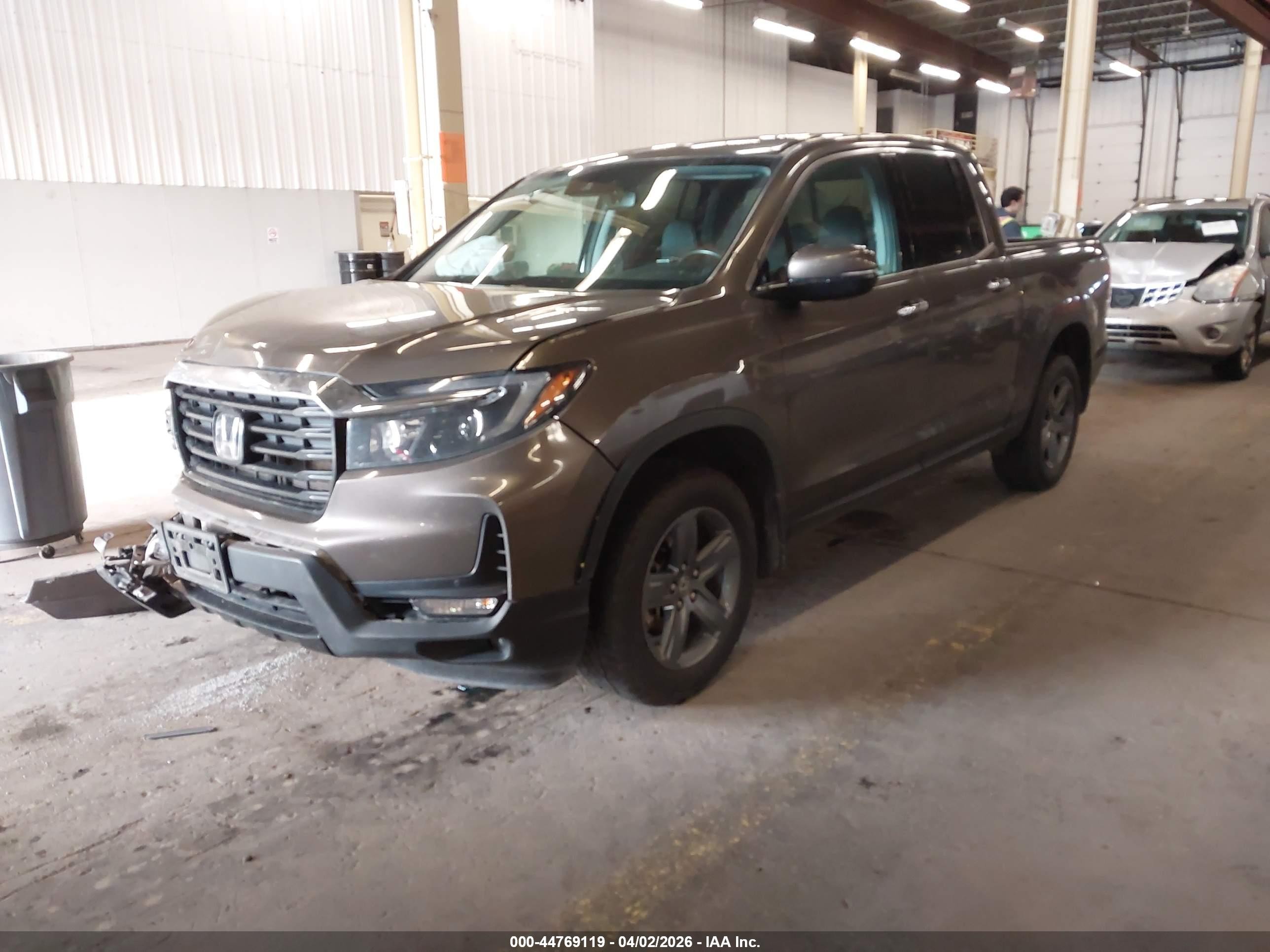 2023 Honda Ridgeline VIN 5FPYK3F79PB000956 IAAI salvage auction — Front End, Salvage (Oregon), sold $8,350 on 2026-07-09 (photo 2)