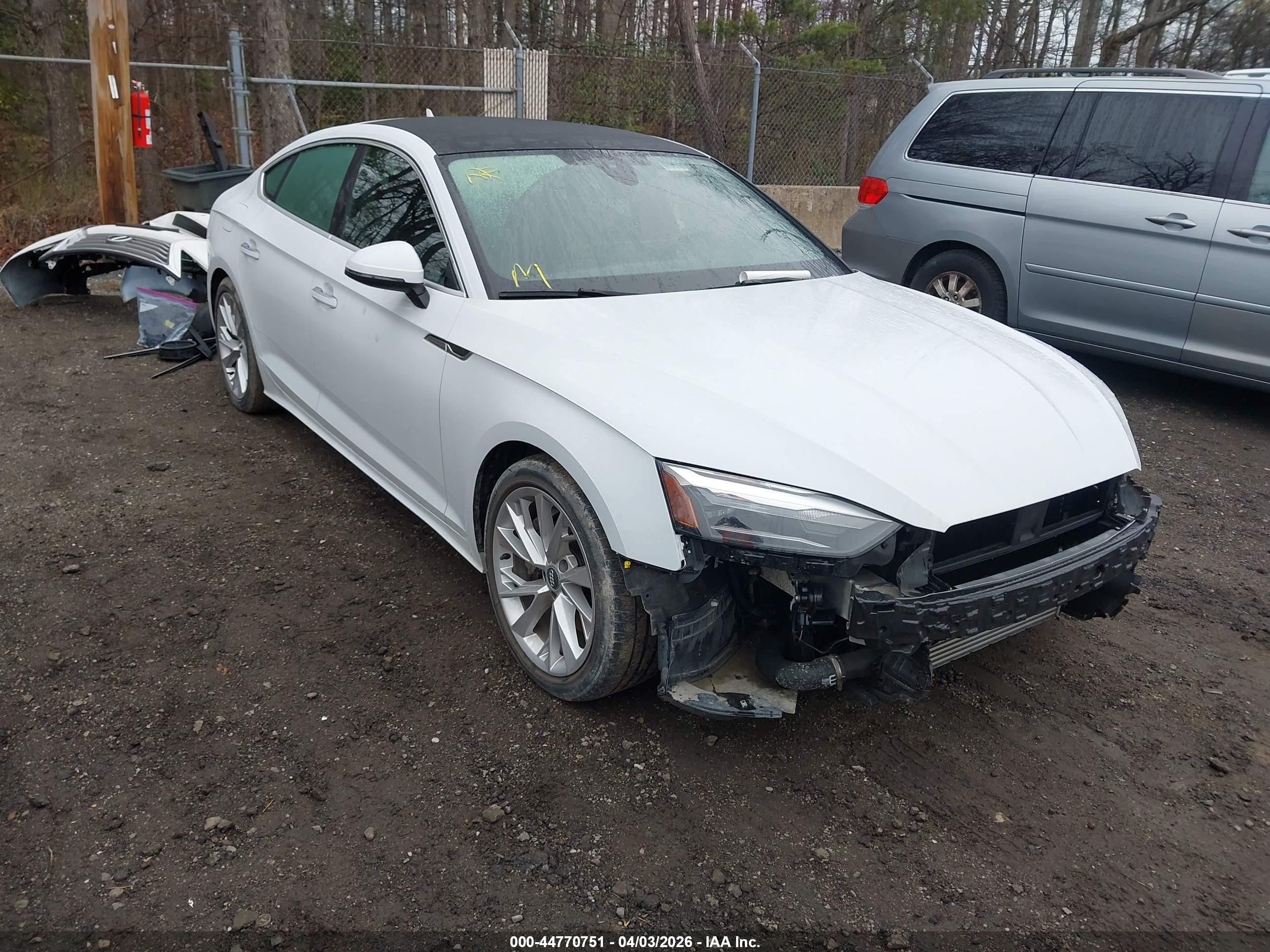 2020 Audi A5 Sportback VIN WAUANCF59LA003761 — IAAI salvage auction photo