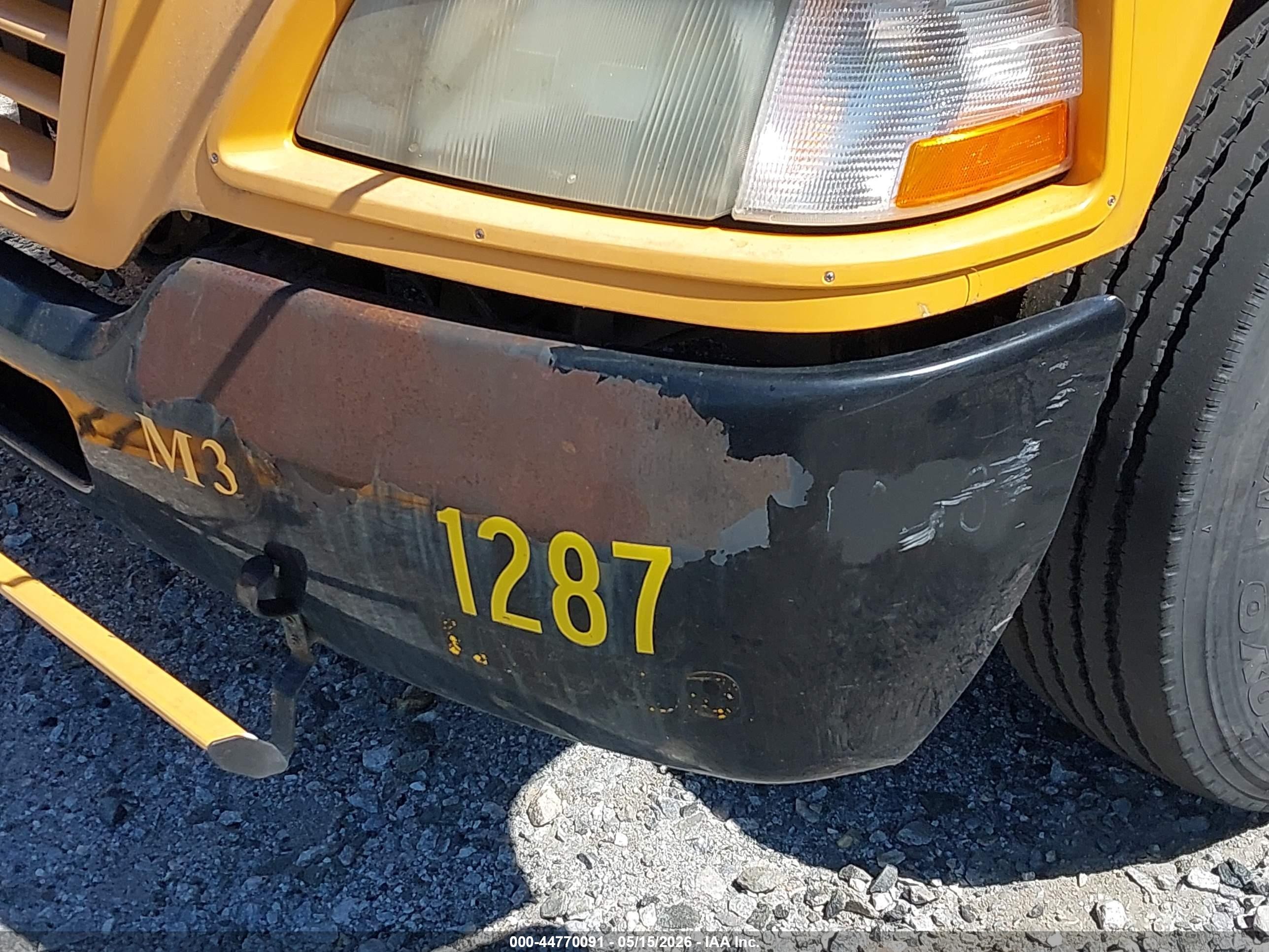 2011 Blue Bird School Bus / Transit Bus VIN 1BAKACPH4BF279997 IAAI salvage auction — Normal Wear, Bill Of Sale (Georgia), sold $1,000 on 2026-09-23 (photo 6)
