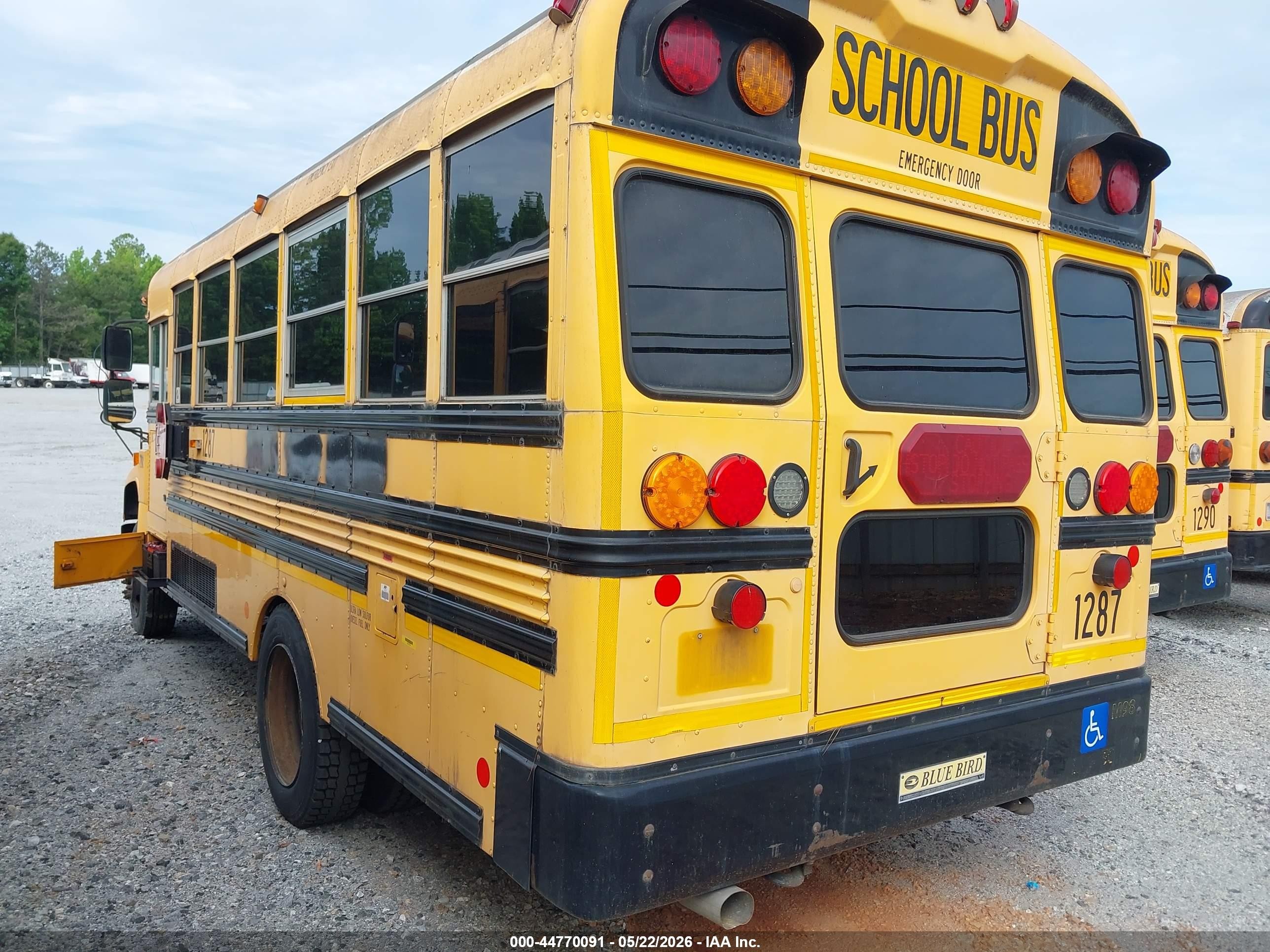2011 Blue Bird School Bus / Transit Bus VIN 1BAKACPH4BF279997 IAAI salvage auction — Normal Wear, Bill Of Sale (Georgia), sold $1,000 on 2026-09-23 (photo 3)