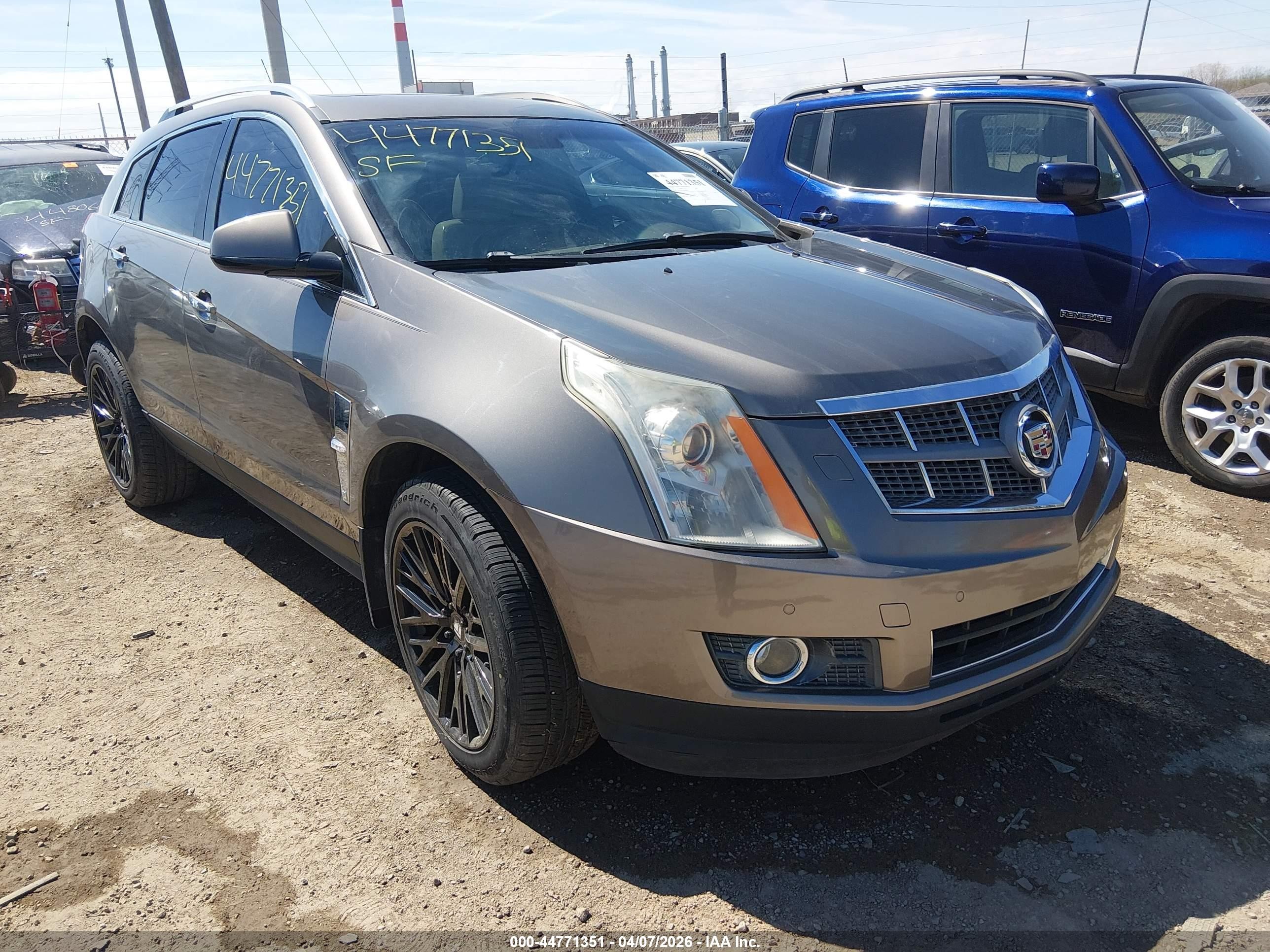 2011 Cadillac Srx VIN 3GYFNFEY5BS540978 IAAI salvage auction — Front End, Clear (Indiana), sold $1,650 on 2026-05-29 (photo 1)