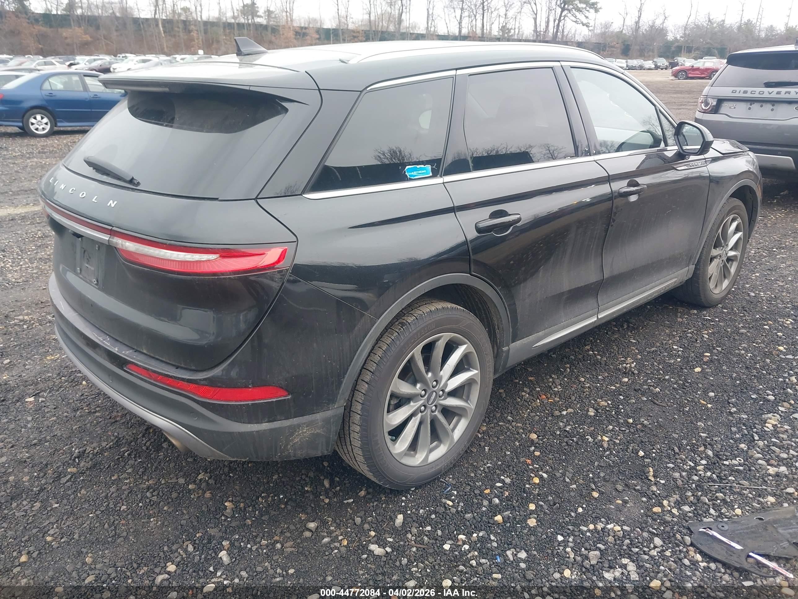2021 Lincoln Corsair VIN 5LMCJ1D98MUL08372 IAAI salvage auction — Front End, Mv-907A (New York), sold $2,100 on 2026-05-26 (photo 4)