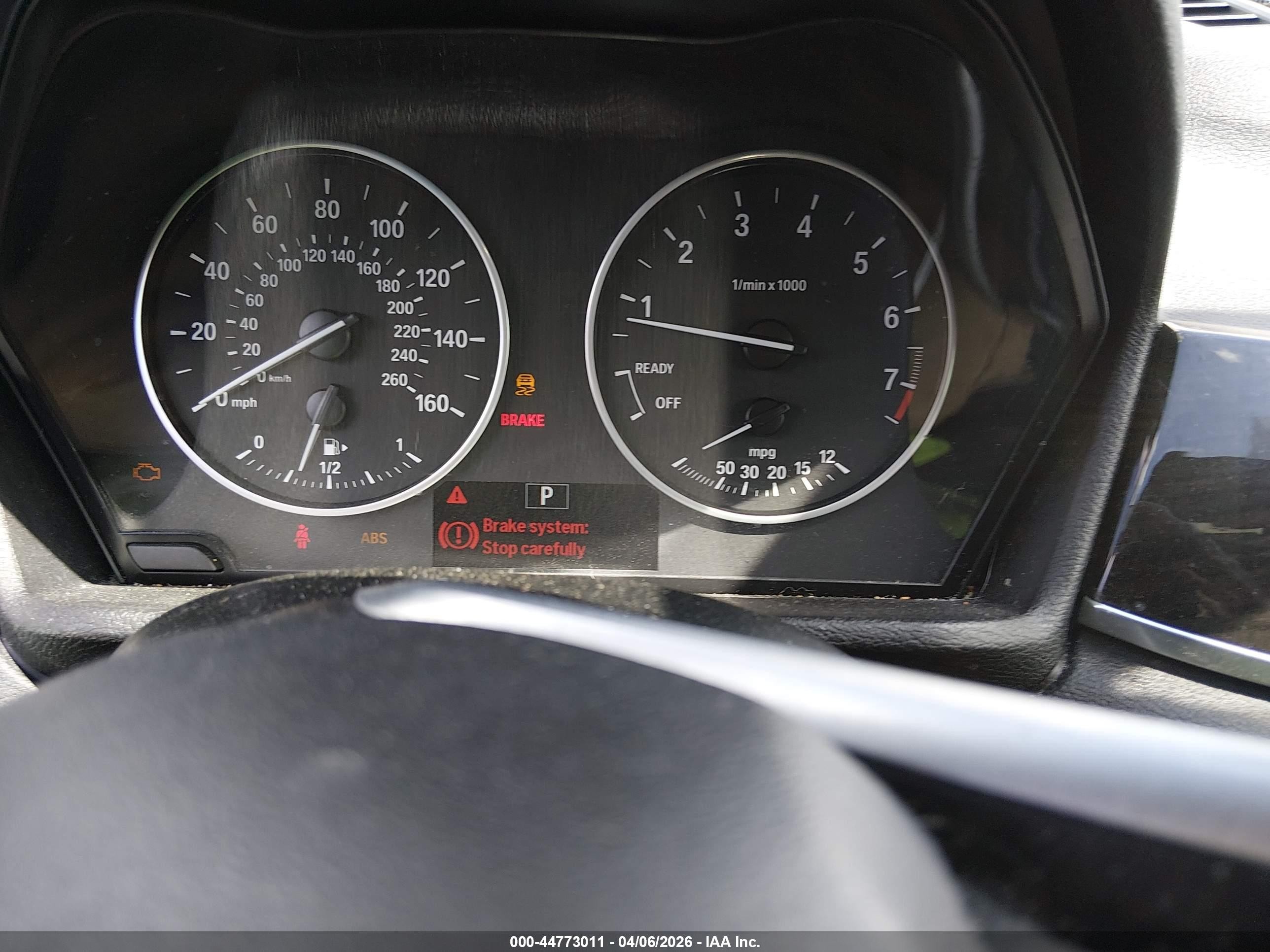 2017 BMW X1 VIN WBXHT3Z37H4A52289 IAAI salvage auction — Unknown, Salvage (Massachusetts), sold $3,800 on 2026-09-11 (photo 7)