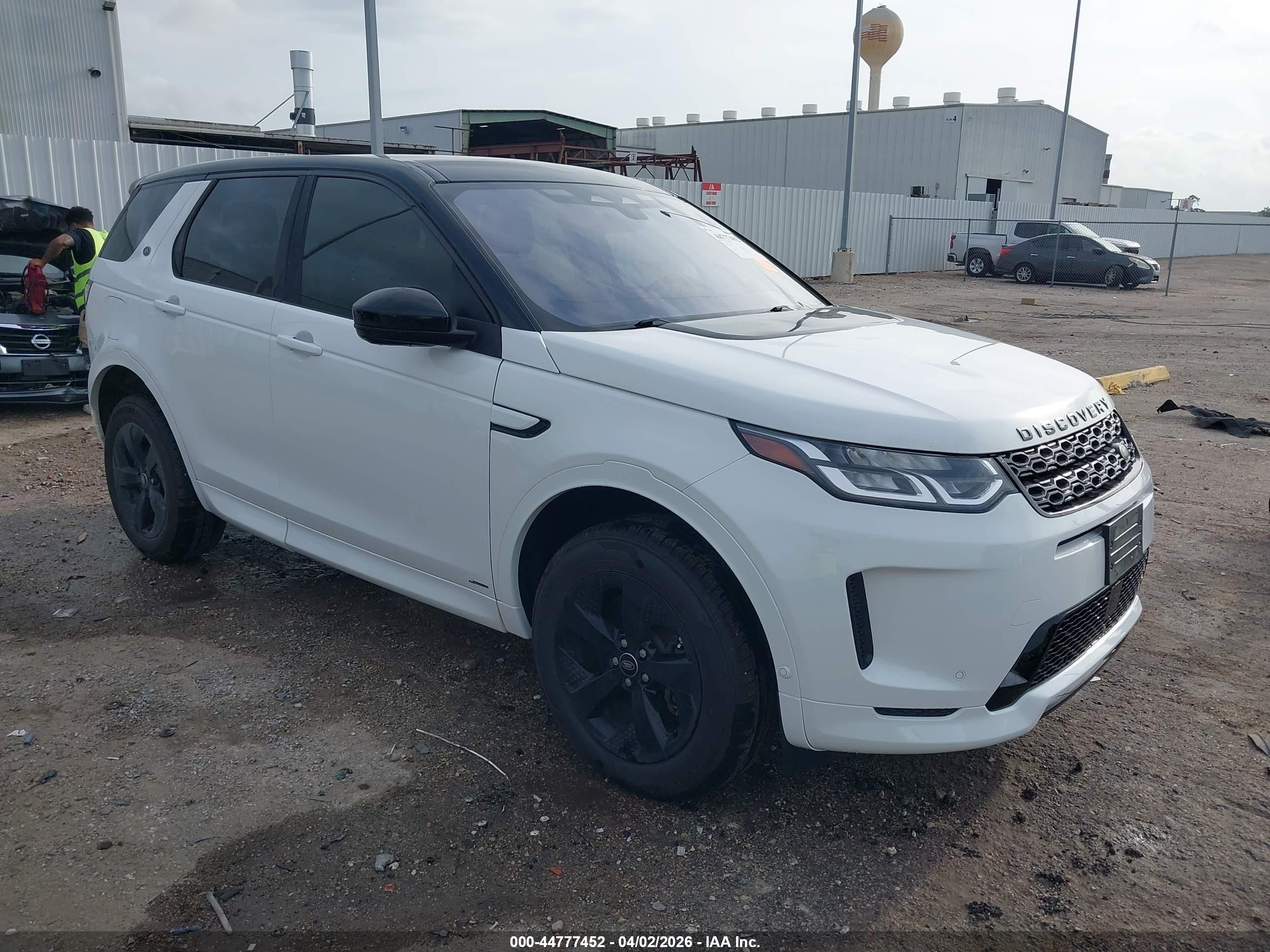 2021 Land rover Discovery sport VIN SALCT2FX4MH899210 IAAI salvage auction — Front End, Original (Texas), sold $3,500 on 2026-09-19 (photo 1)