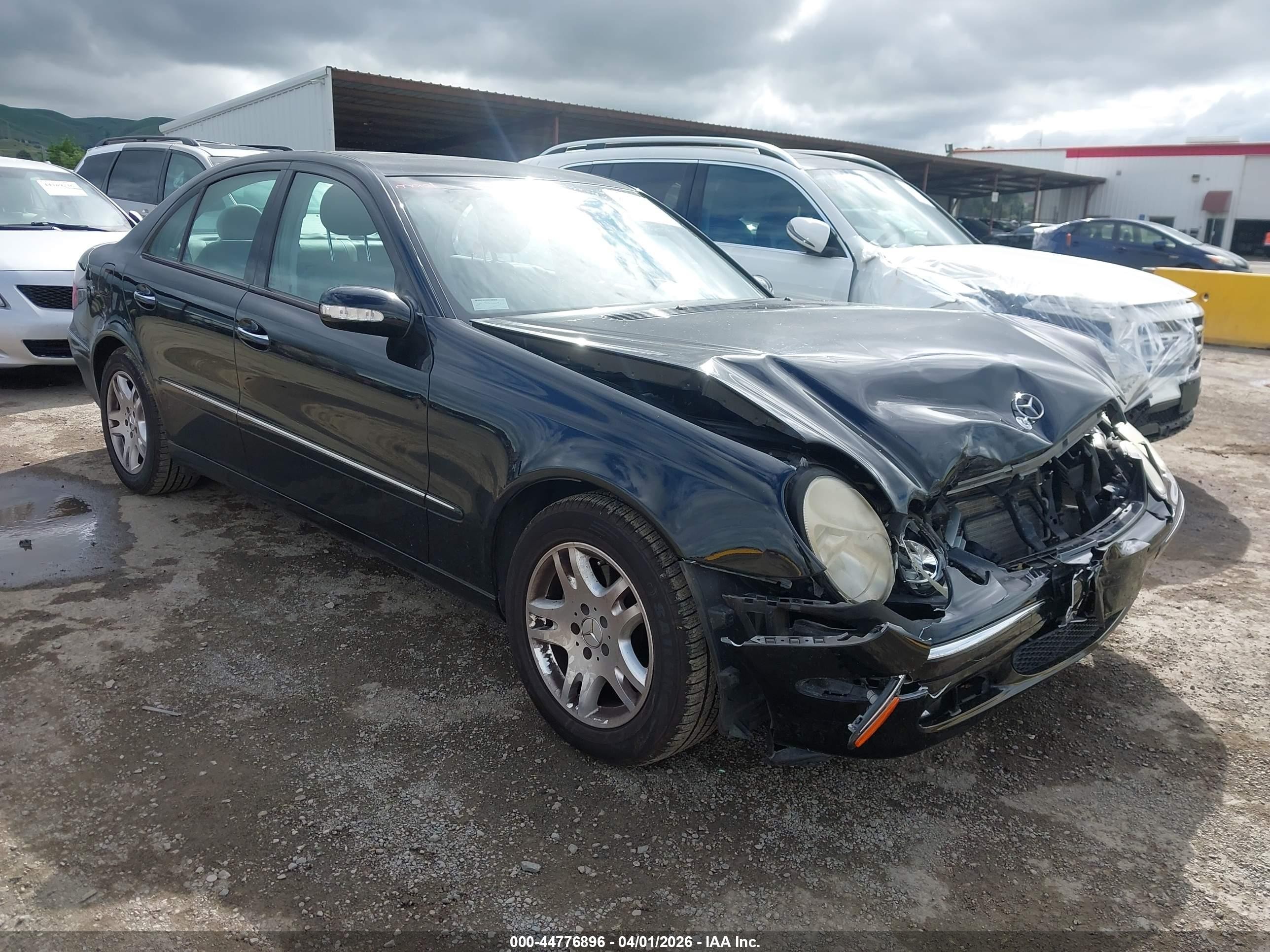 2003 Mercedes-Benz E-Class VIN WDBUF65J43A152381 IAAI salvage auction — Front End, Salvage (California), sold $300 on 2026-07-09 (photo 1)