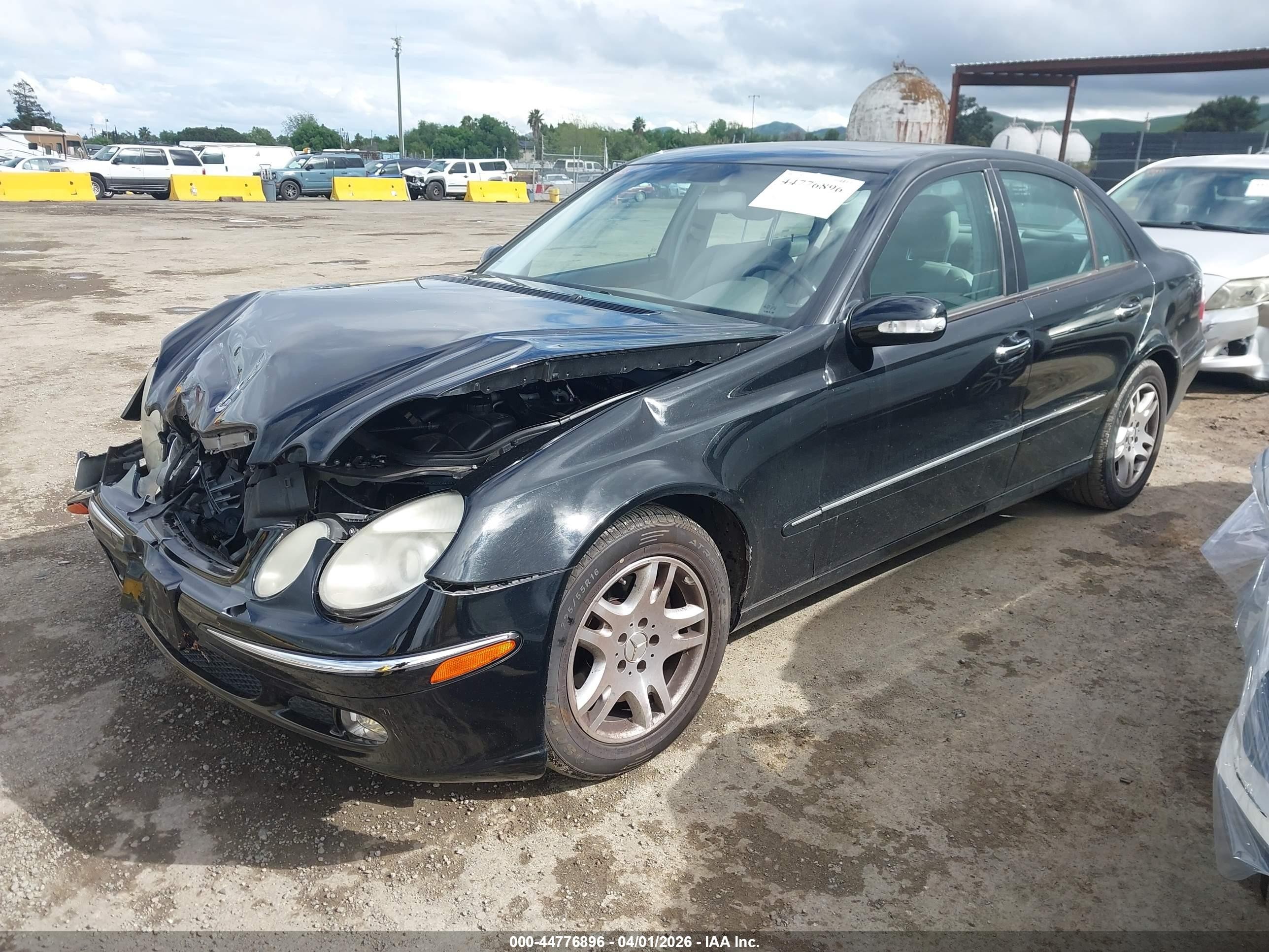 2003 Mercedes-Benz E-Class VIN WDBUF65J43A152381 IAAI salvage auction — Front End, Salvage (California), sold $300 on 2026-07-09 (photo 2)
