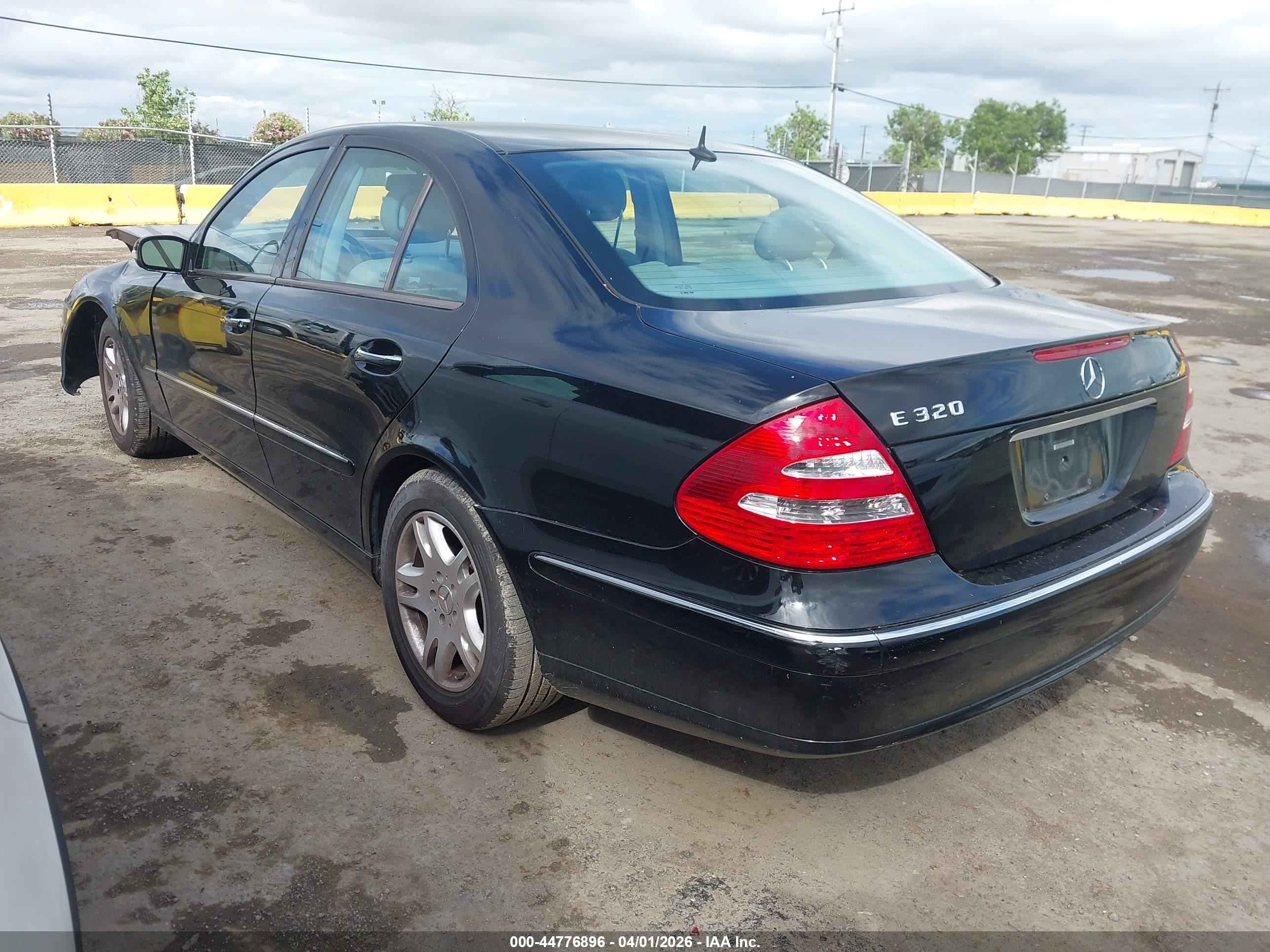 2003 Mercedes-Benz E-Class VIN WDBUF65J43A152381 IAAI salvage auction — Front End, Salvage (California), sold $300 on 2026-07-09 (photo 3)
