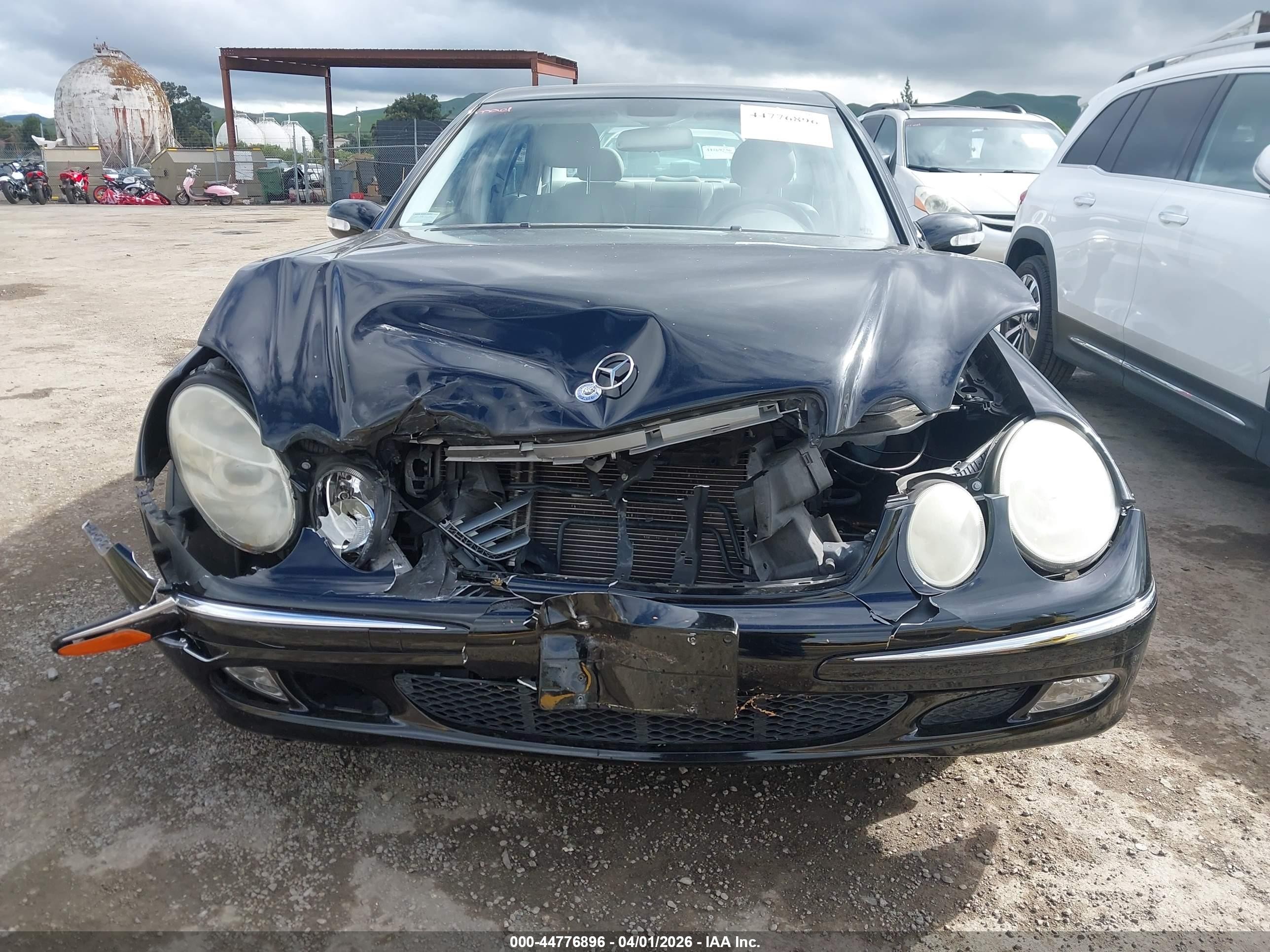 2003 Mercedes-Benz E-Class VIN WDBUF65J43A152381 IAAI salvage auction — Front End, Salvage (California), sold $300 on 2026-07-09 (photo 6)