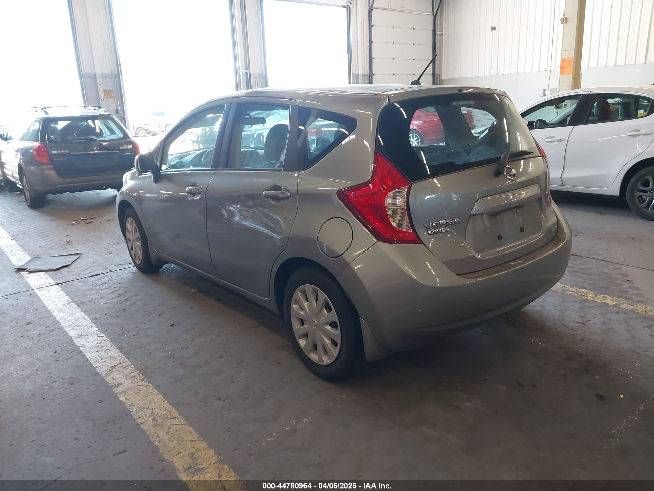 2014 Nissan Versa Note VIN 3N1CE2CP5EL396040 IAAI salvage auction — Front End, Clear (Indiana), sold $925 on 2026-07-09 (photo 3)
