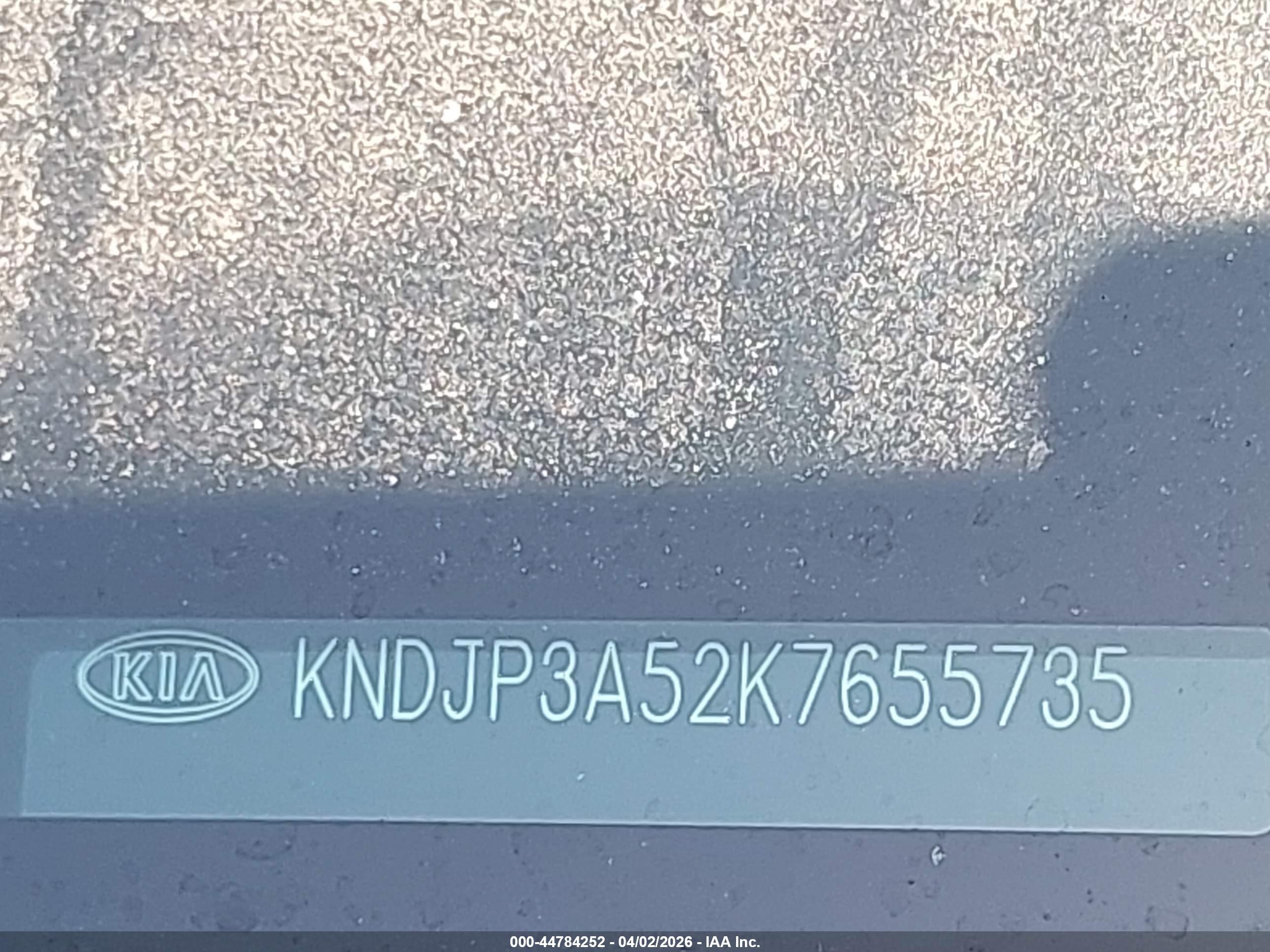 2019 Kia Soul VIN KNDJP3A52K7655735 IAAI salvage auction — Side, Salvage (California), sold $1,100 on 2026-07-09 (photo 9)
