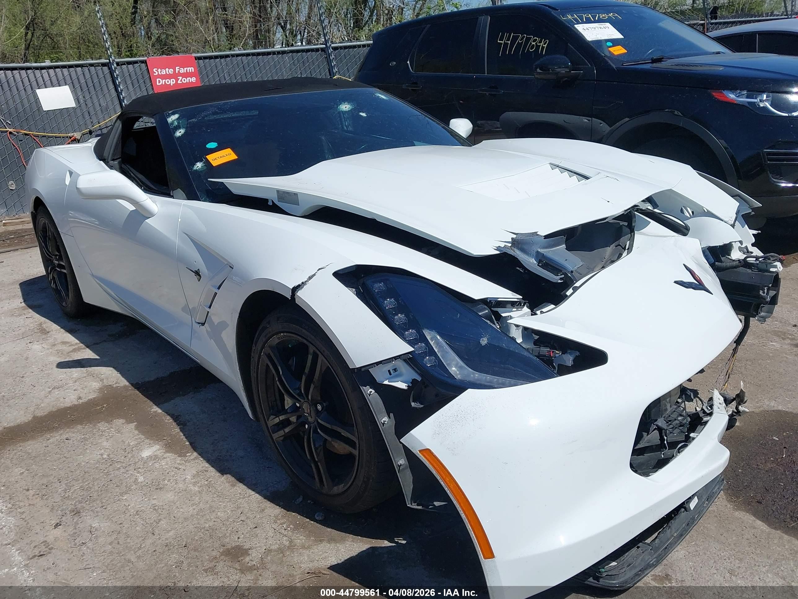 2016 Chevrolet Corvette Stingray VIN 1G1YD3D7XG5125965 — IAAI salvage auction photo
