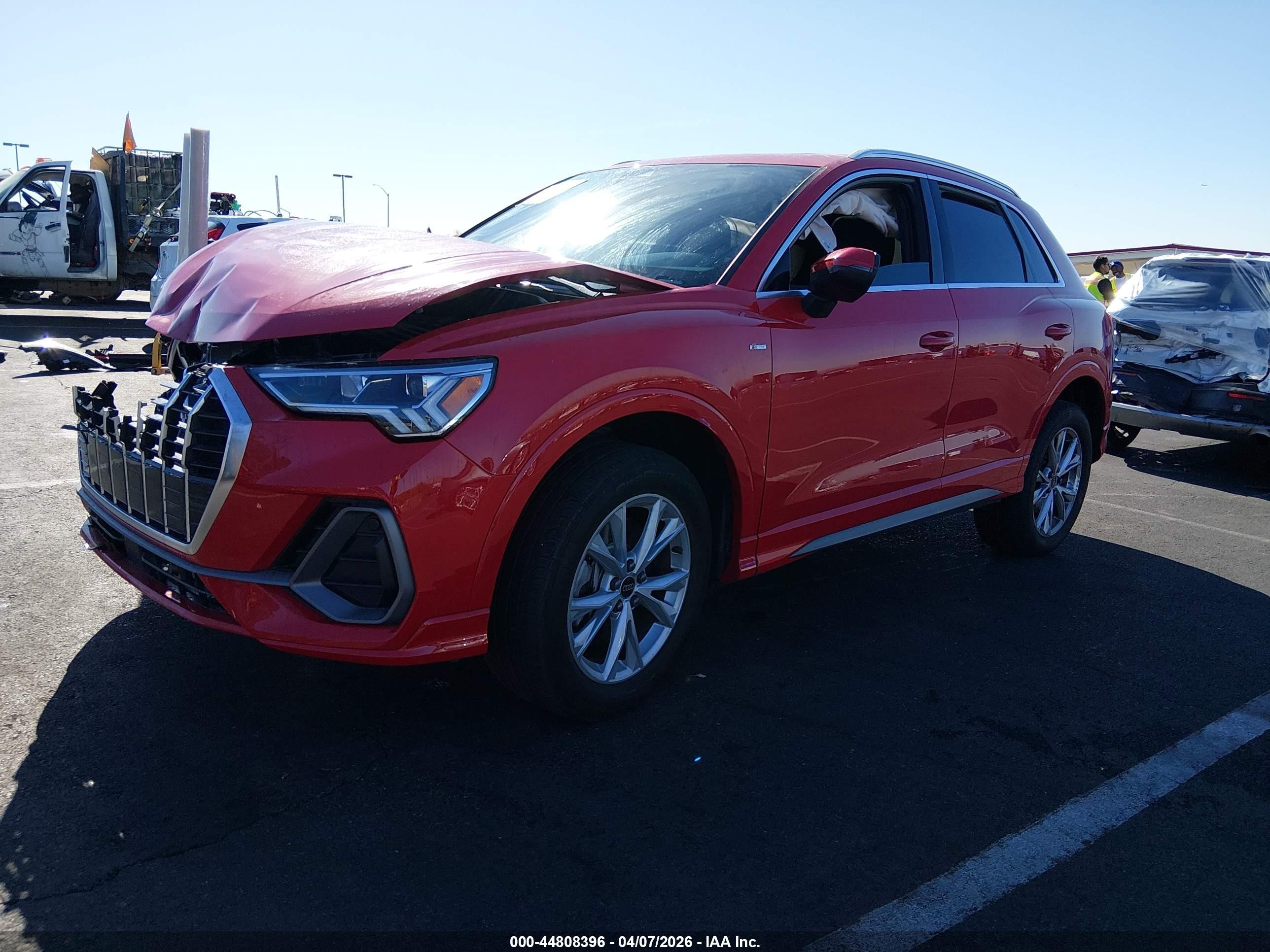 2024 Audi Q3 VIN WA1DECF35R1102644 IAAI salvage auction — Front End, Salvage (Nevada), sold $6,000 on 2026-07-10 (photo 2)