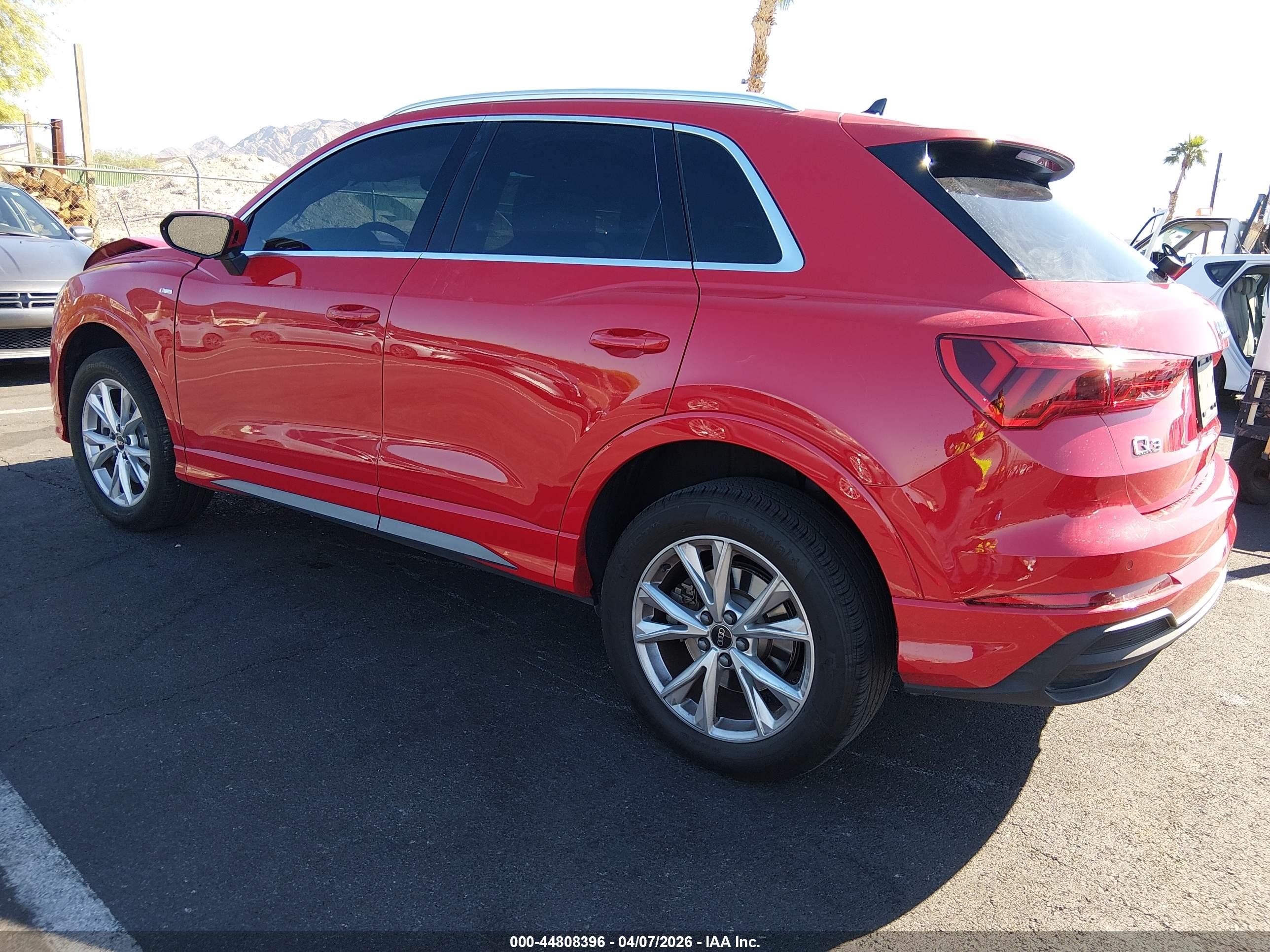2024 Audi Q3 VIN WA1DECF35R1102644 IAAI salvage auction — Front End, Salvage (Nevada), sold $6,000 on 2026-07-10 (photo 3)
