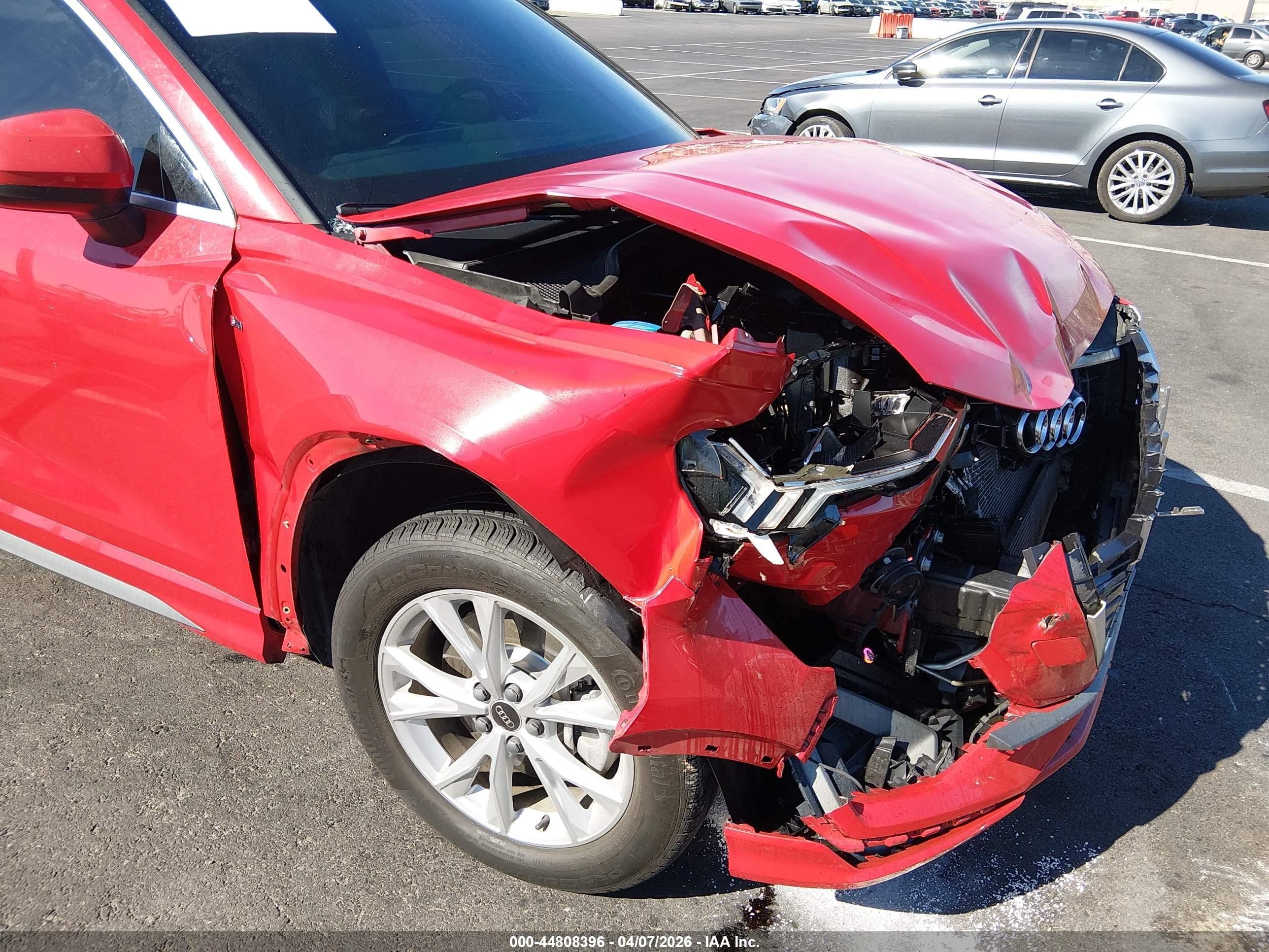 2024 Audi Q3 VIN WA1DECF35R1102644 IAAI salvage auction — Front End, Salvage (Nevada), sold $6,000 on 2026-07-10 (photo 6)
