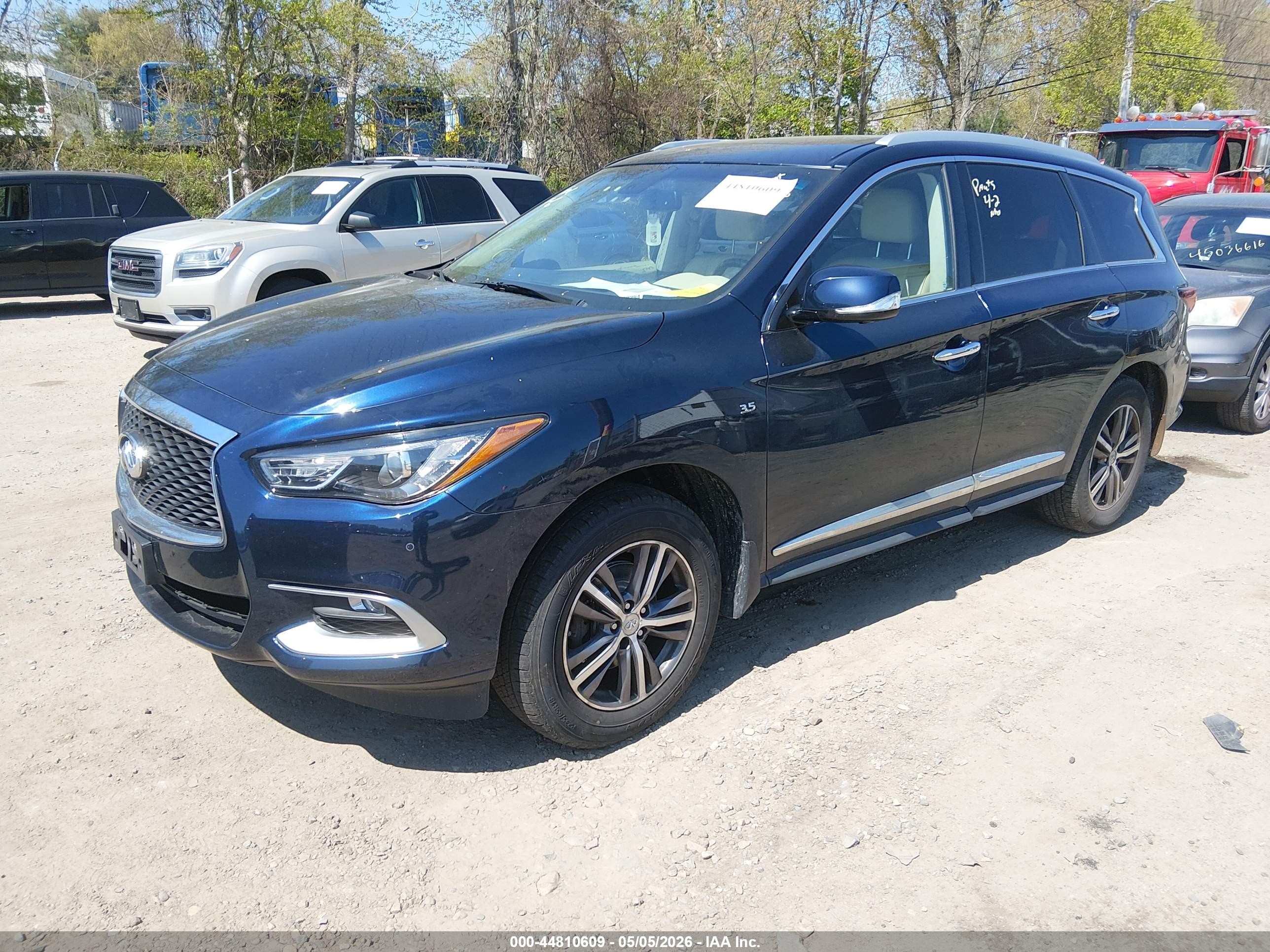 2016 Infiniti Qx60 VIN 5N1AL0MM5GC530655 IAAI salvage auction — Unknown, Salvage (Rhode Island), sold $675 on 2026-09-08 (photo 2)