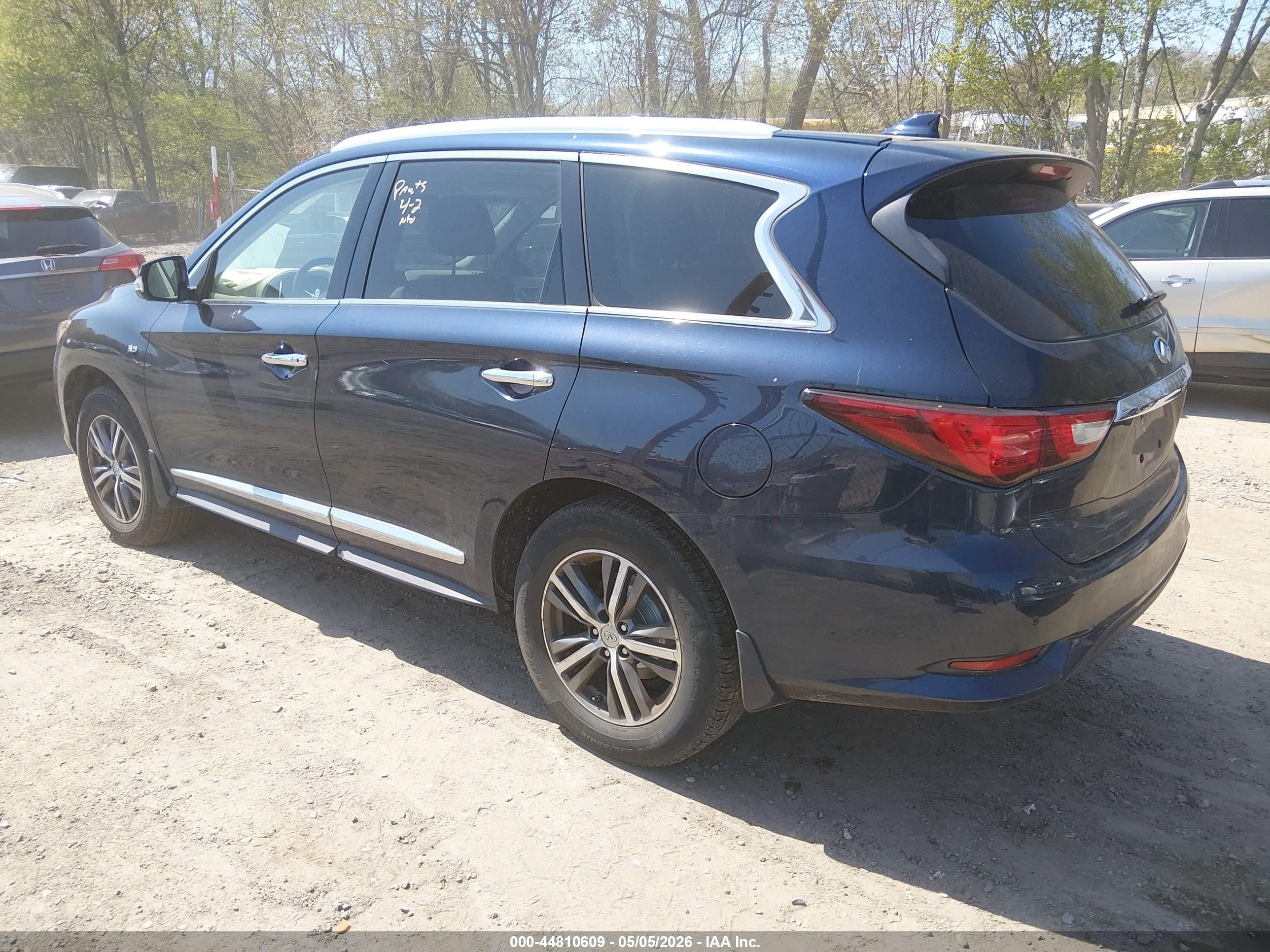 2016 Infiniti Qx60 VIN 5N1AL0MM5GC530655 IAAI salvage auction — Unknown, Salvage (Rhode Island), sold $675 on 2026-09-08 (photo 3)