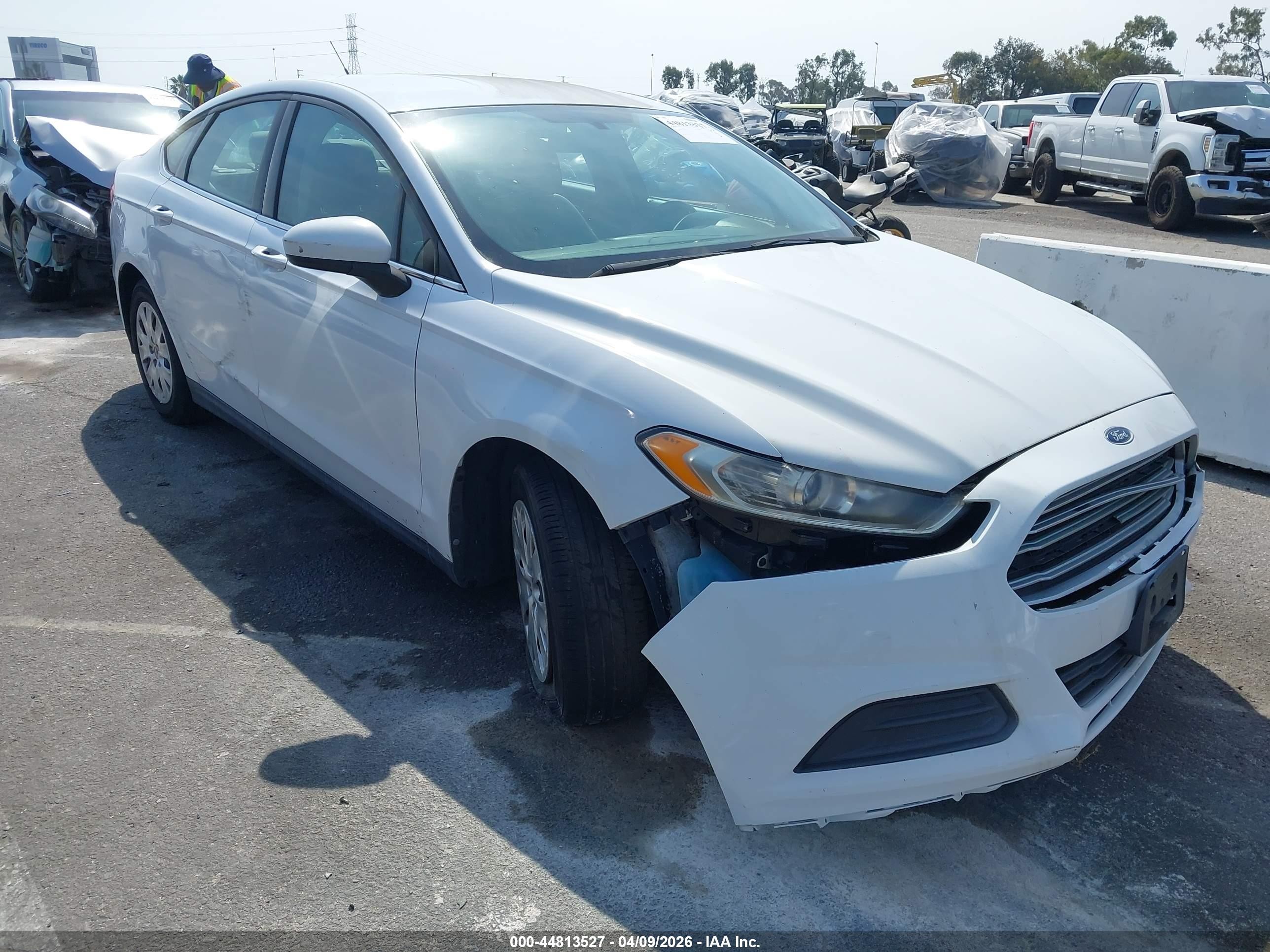 2014 Ford Fusion VIN 3FA6P0G77ER283891 IAAI salvage auction — Front End, Salvage (Idaho), sold $950 on 2026-07-02 (photo 1)