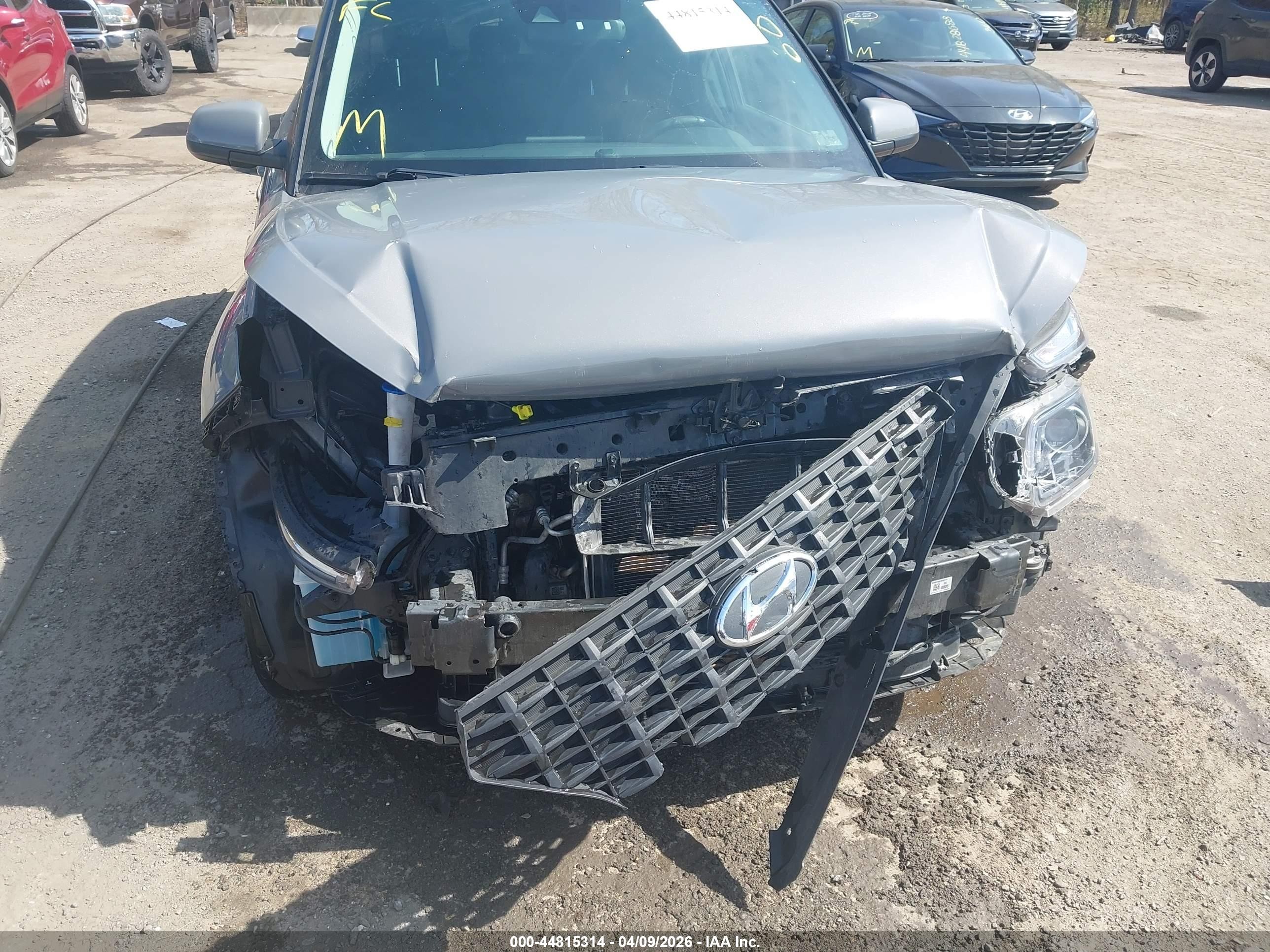 2021 Hyundai Venue VIN KMHRB8A3XMU112887 IAAI salvage auction — Front End, Salvage - Greater Than 75% (Maryland), sold $2,350 on 2026-09-04 (photo 6)