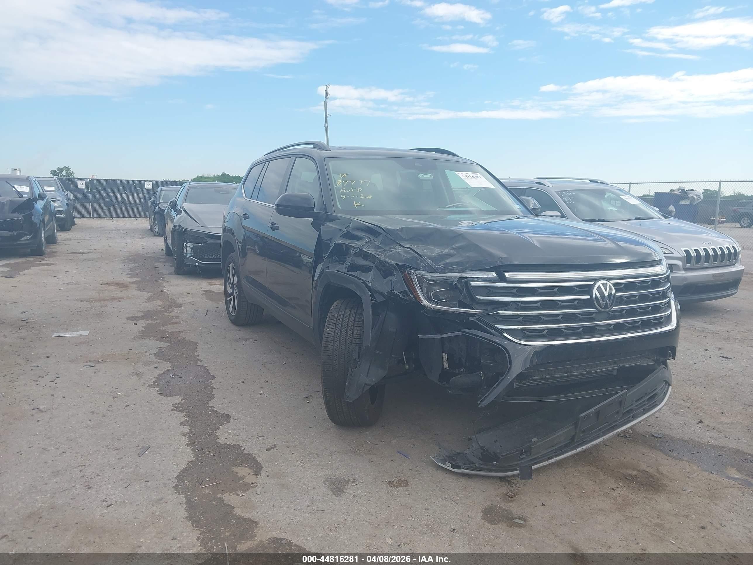 2026 Volkswagen Atlas VIN 1V2JN2CA8TC520731 — IAAI salvage auction photo