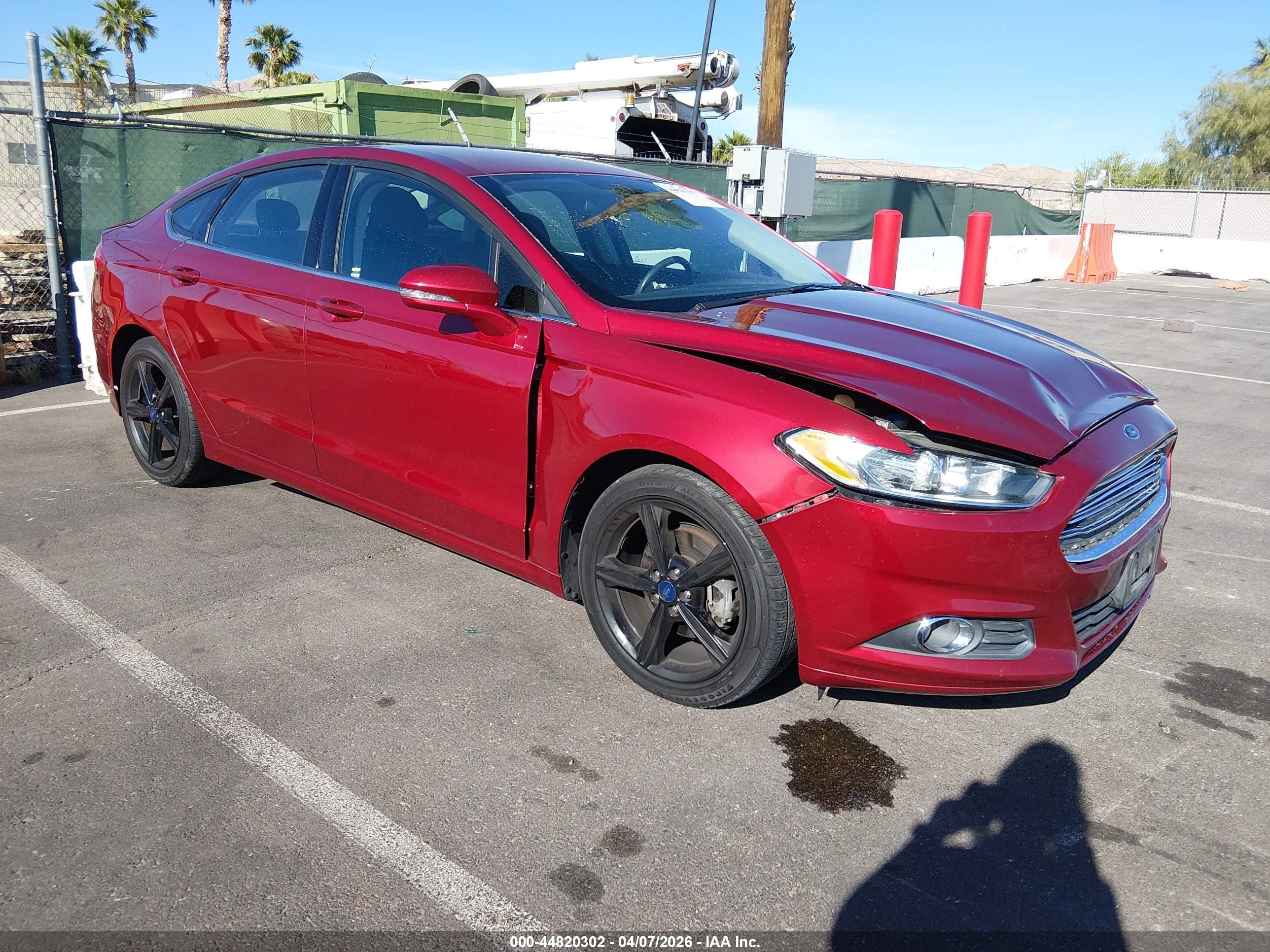 2016 Ford Fusion VIN 3FA6P0HD4GR116248 IAAI salvage auction — Front End, Salvage (Nevada), sold $1,875 on 2026-07-10 (photo 1)