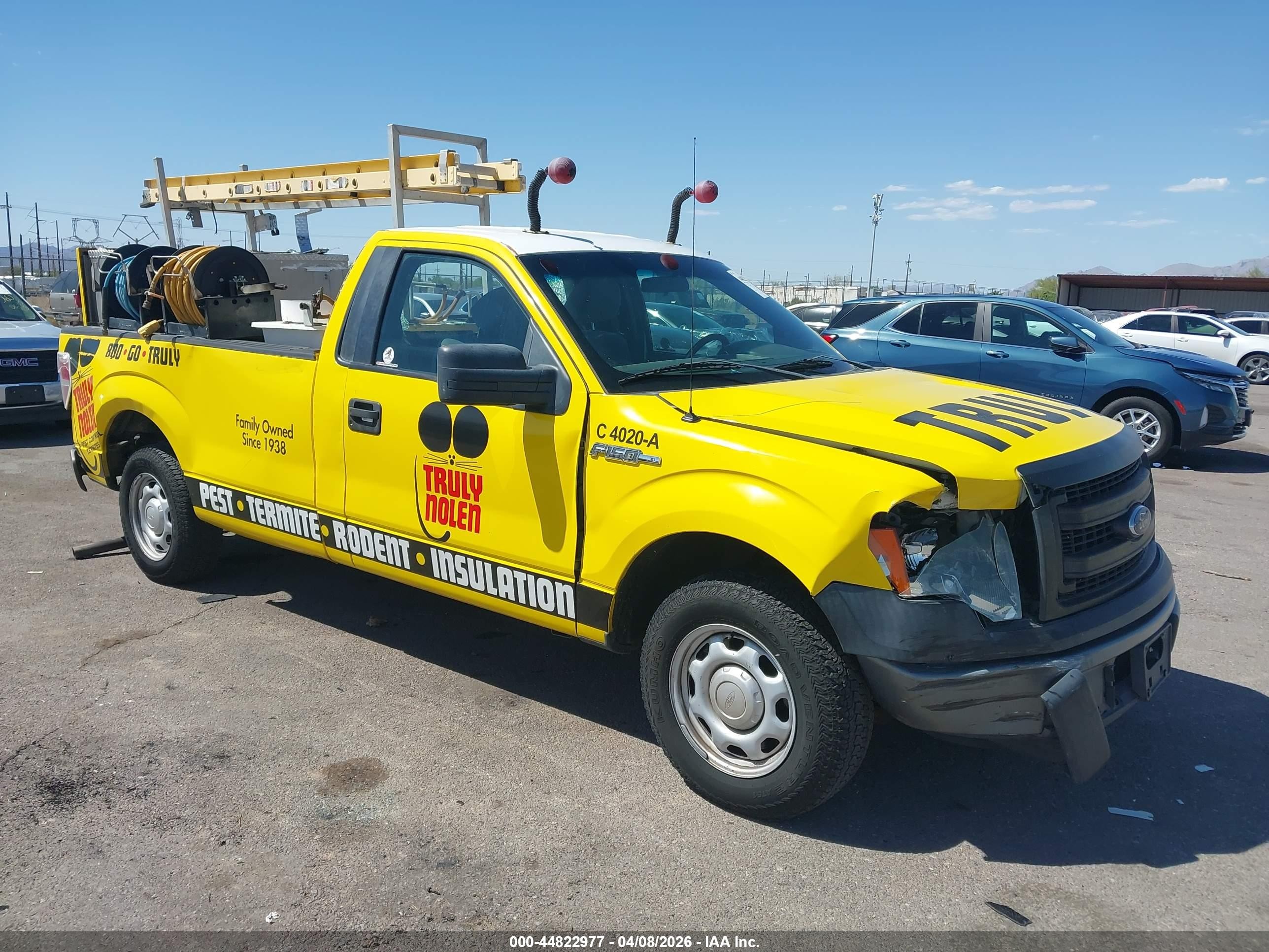 2014 Ford F-150 VIN 1FTMF1CM6EKE84577 IAAI salvage auction — Rear End, Salvage (Arizona), sold $1,650 on 2026-06-25 (photo 1)