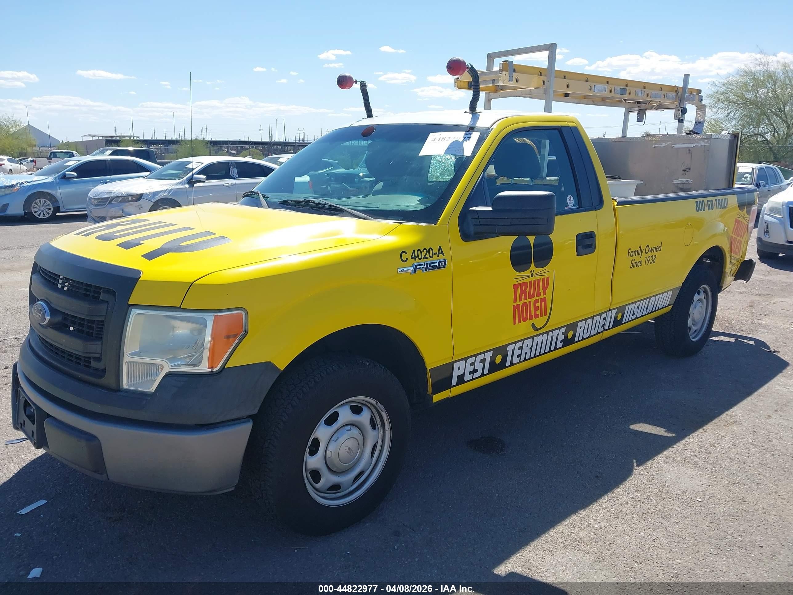 2014 Ford F-150 VIN 1FTMF1CM6EKE84577 IAAI salvage auction — Rear End, Salvage (Arizona), sold $1,650 on 2026-06-25 (photo 2)