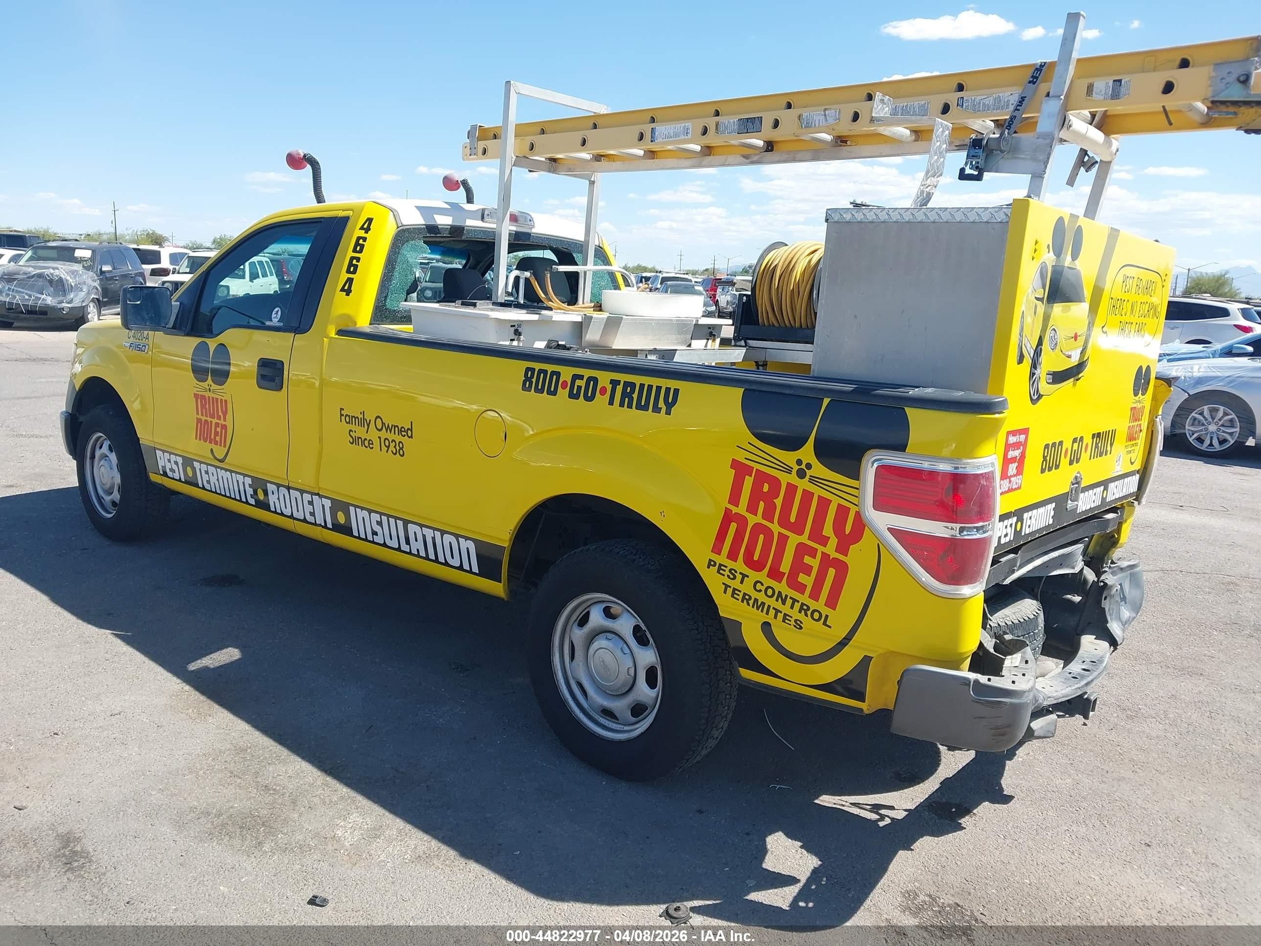 2014 Ford F-150 VIN 1FTMF1CM6EKE84577 IAAI salvage auction — Rear End, Salvage (Arizona), sold $1,650 on 2026-06-25 (photo 3)