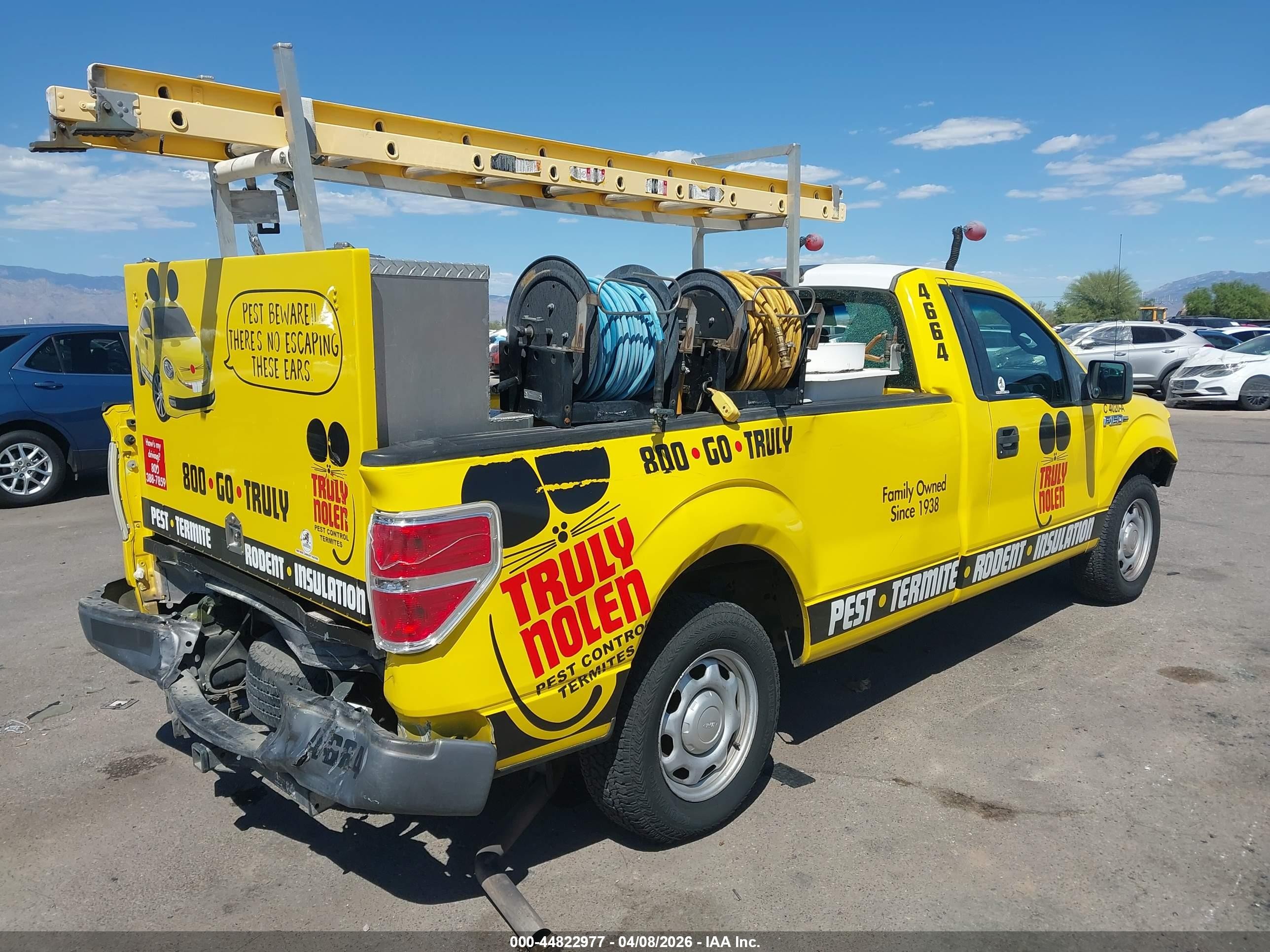 2014 Ford F-150 VIN 1FTMF1CM6EKE84577 IAAI salvage auction — Rear End, Salvage (Arizona), sold $1,650 on 2026-06-25 (photo 4)