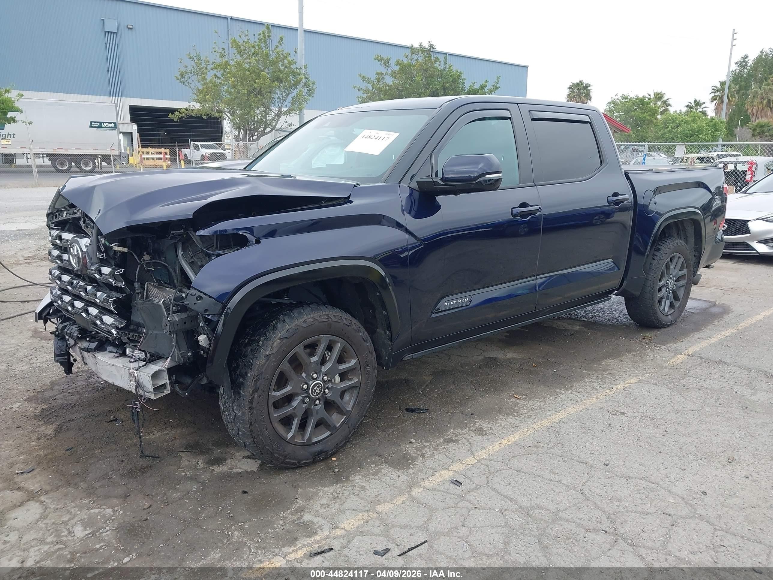 2023 Toyota Tundra VIN 5TFNA5DB7PX106863 IAAI salvage auction — Front End, Salvage (California), sold $20,900 on 2026-06-15 (photo 2)