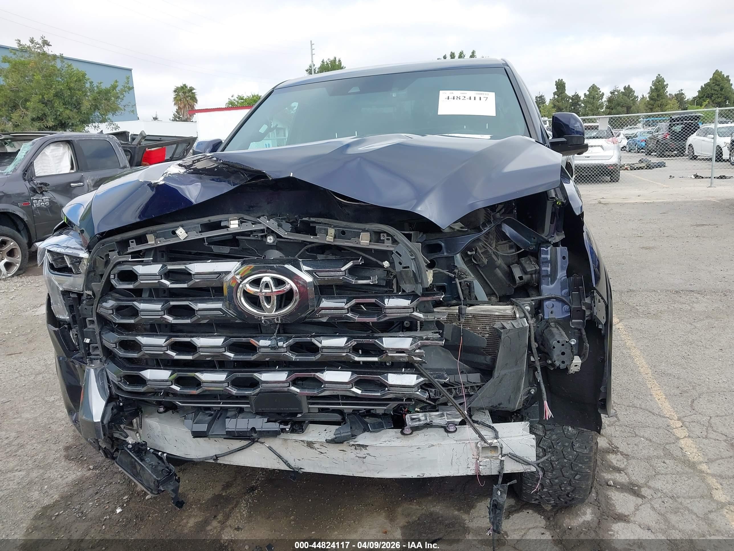 2023 Toyota Tundra VIN 5TFNA5DB7PX106863 IAAI salvage auction — Front End, Salvage (California), sold $20,900 on 2026-06-15 (photo 6)