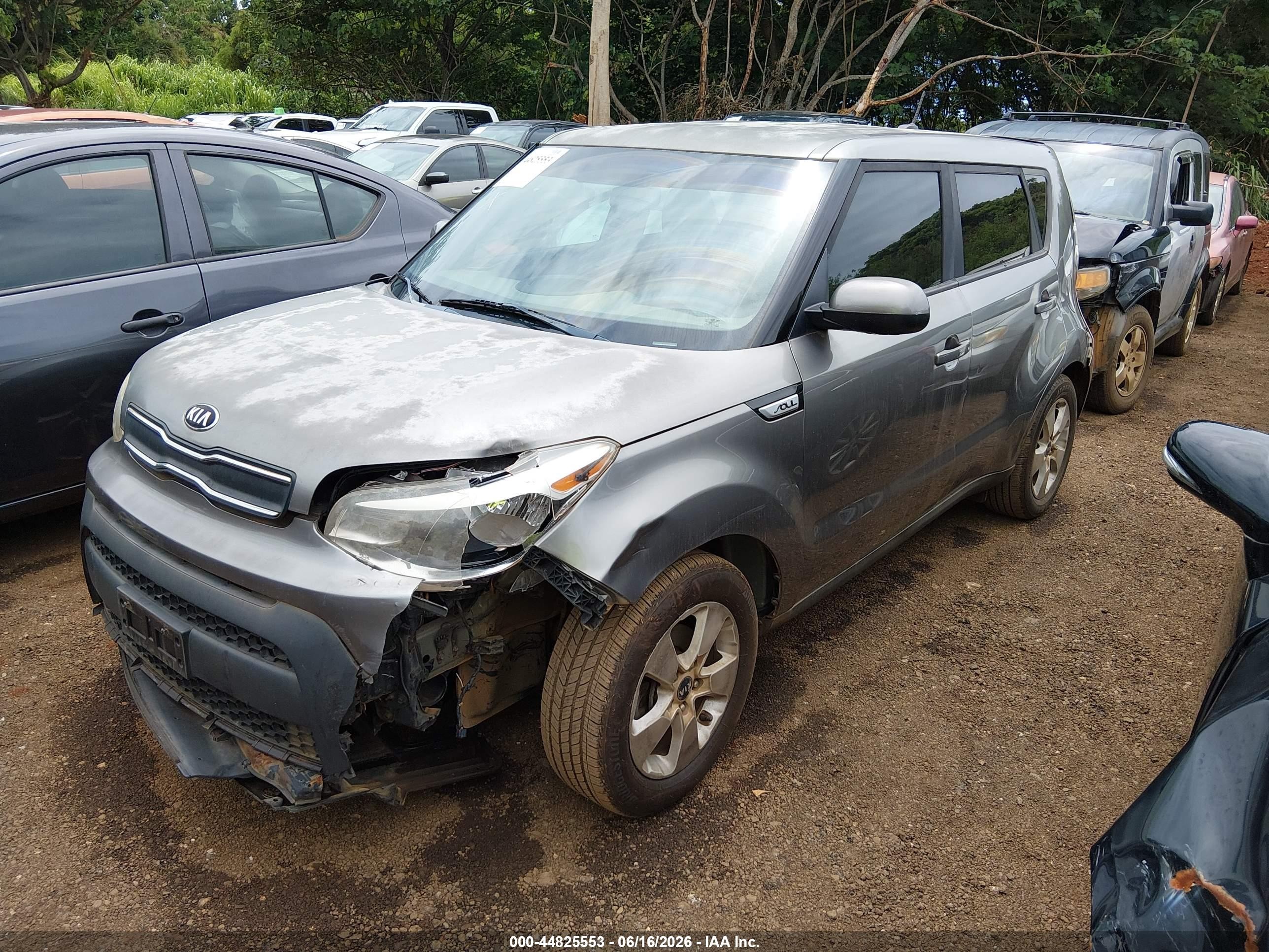 2018 Kia Soul VIN KNDJN2A20J7579338 IAAI salvage auction — Front & Rear, Salvage (Hawaii), sold $200 on 2026-06-27 (photo 2)