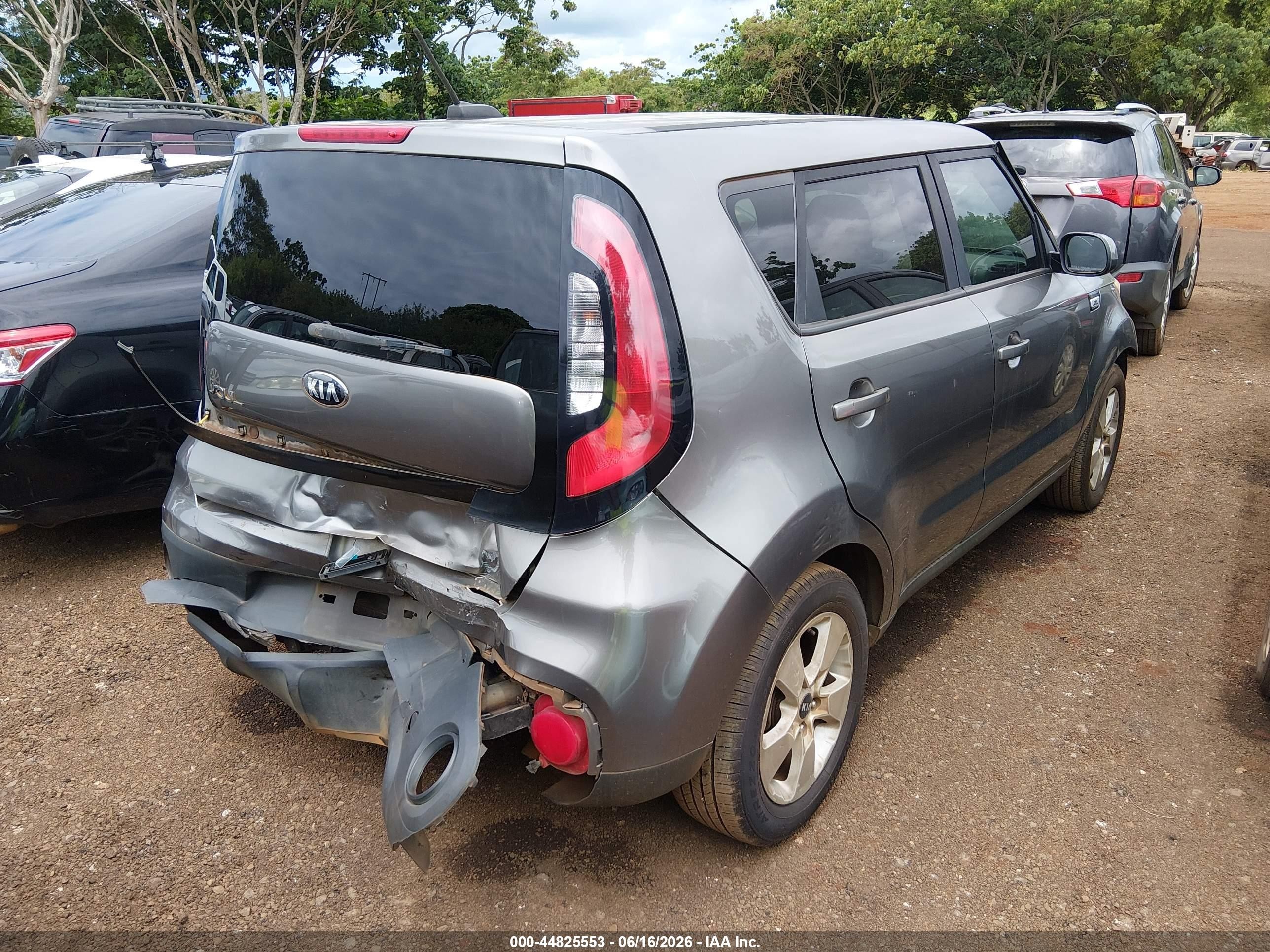 2018 Kia Soul VIN KNDJN2A20J7579338 IAAI salvage auction — Front & Rear, Salvage (Hawaii), sold $200 on 2026-06-27 (photo 4)