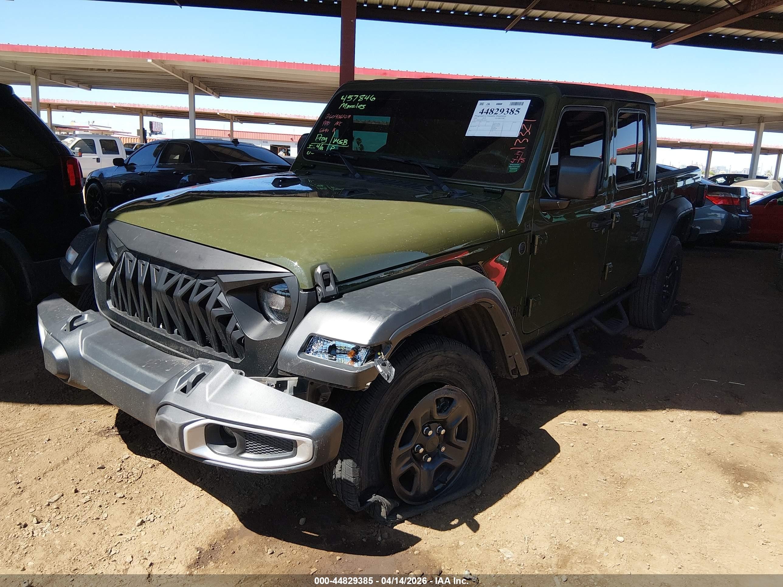 2024 Jeep Gladiator VIN 1C6HJTAG0RL106691 IAAI salvage auction — Unknown, Salvage (Arizona), sold $14,100 on 2026-05-26 (photo 6)