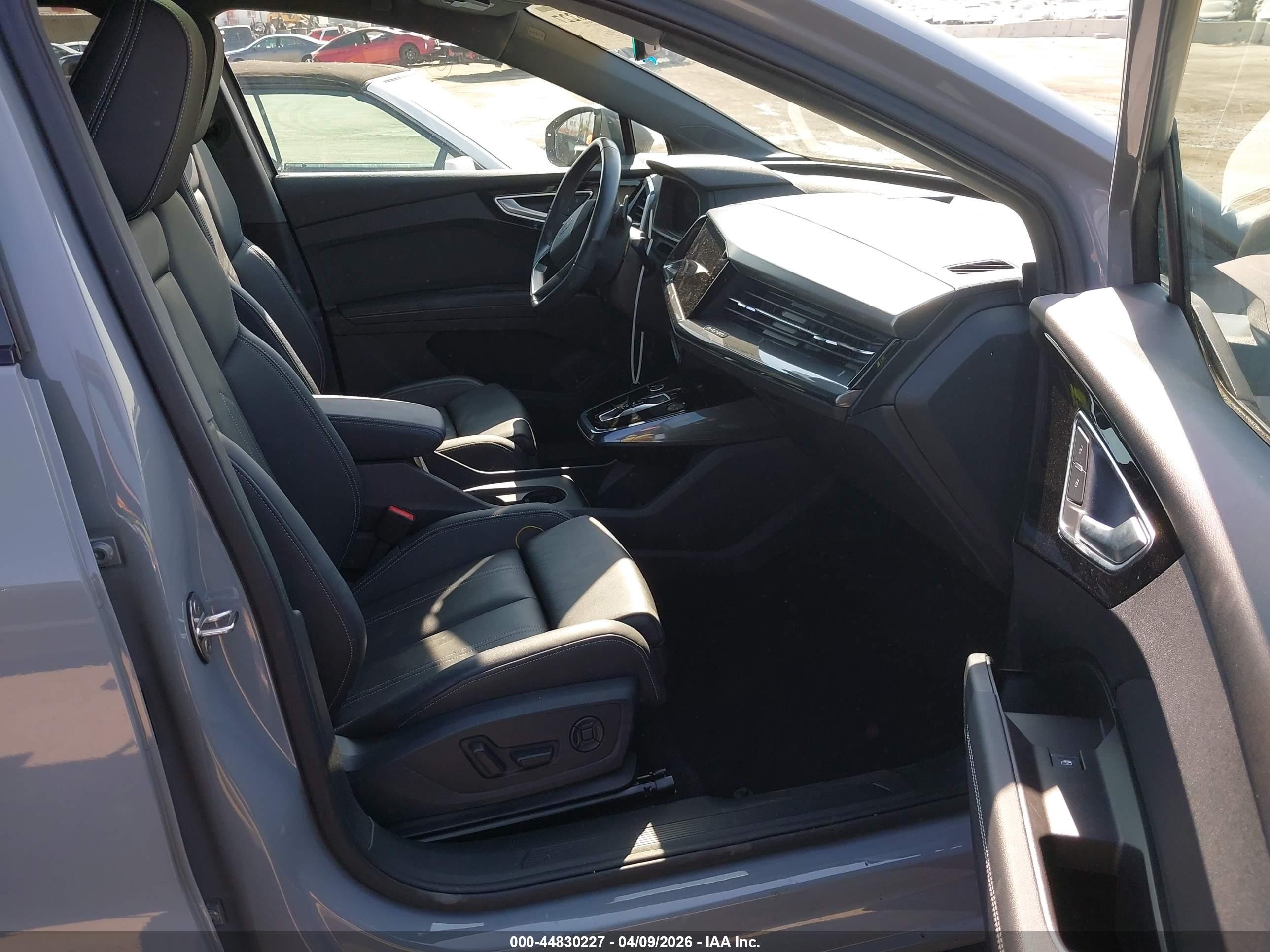 2024 Audi Q4 e-tron Sportback VIN WA132BFZ9RP023266 IAAI salvage auction — Front End, Salvage (California), sold $17,500 on 2026-09-12 (photo 5)
